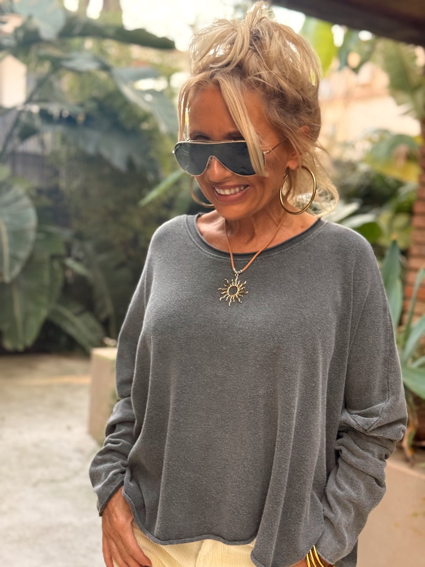 CAMISETA DESGASTADA OVERSIZE DANI MULTICOLOR