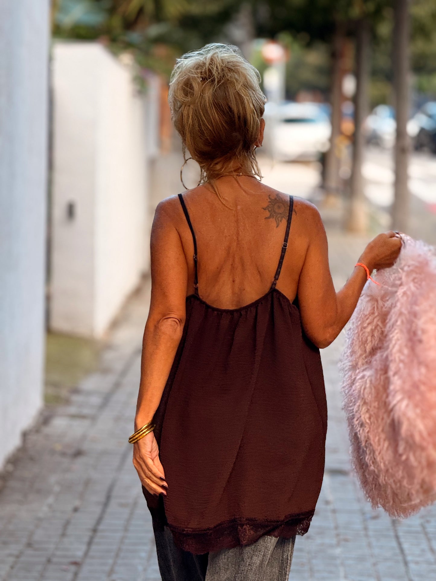 TOP LENCERO SUPER OVERSIZE LUISA MULTICOLOR