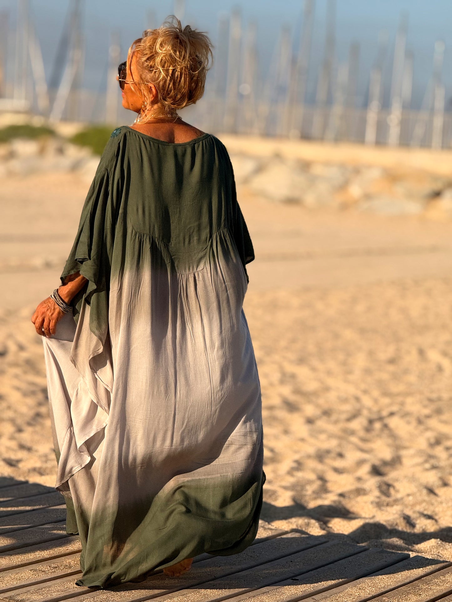 VESTIDO KAFTAN MIKONOS MULTICOLOR