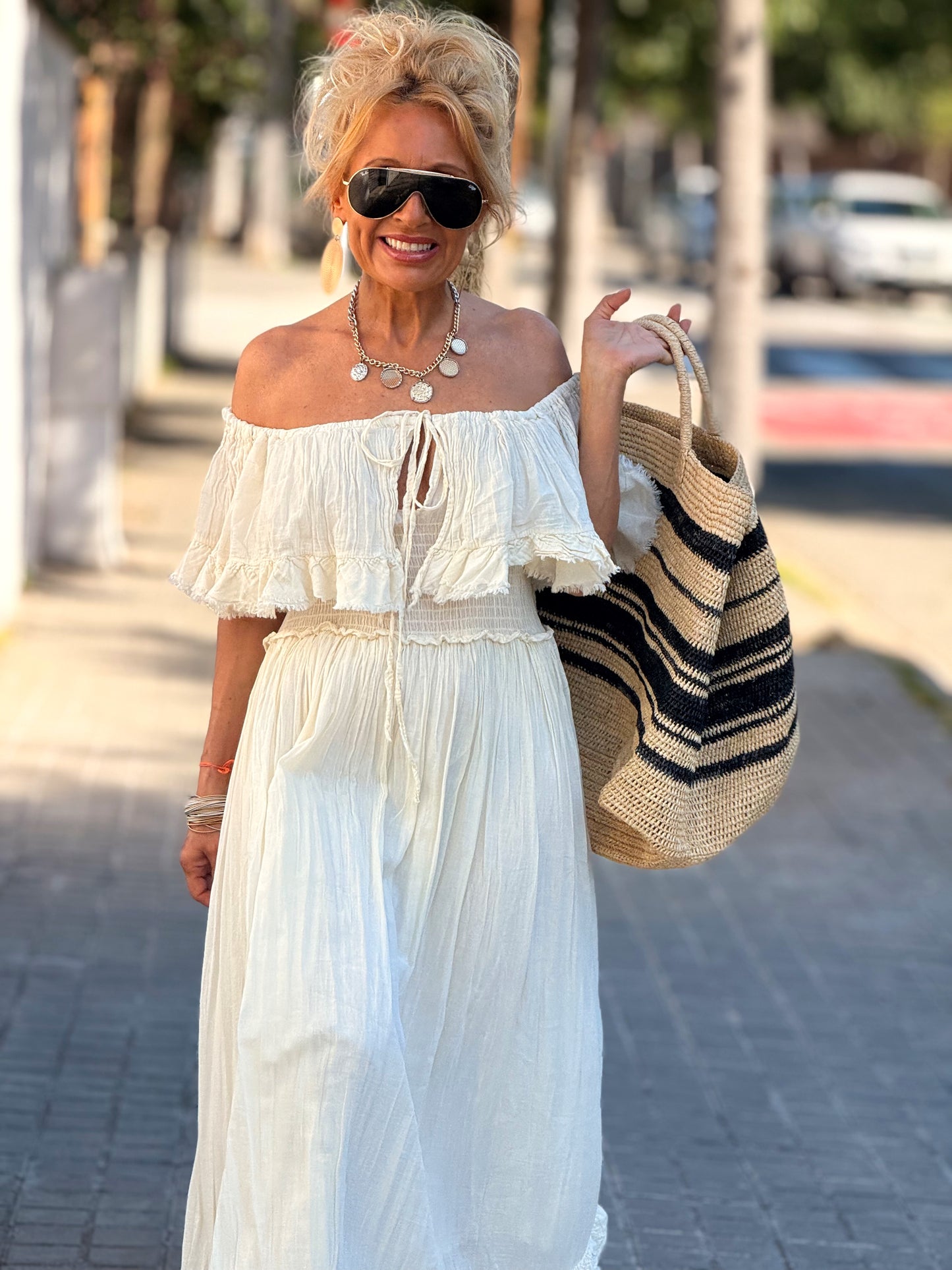 VESTIDO BOHO MULTICOLOR