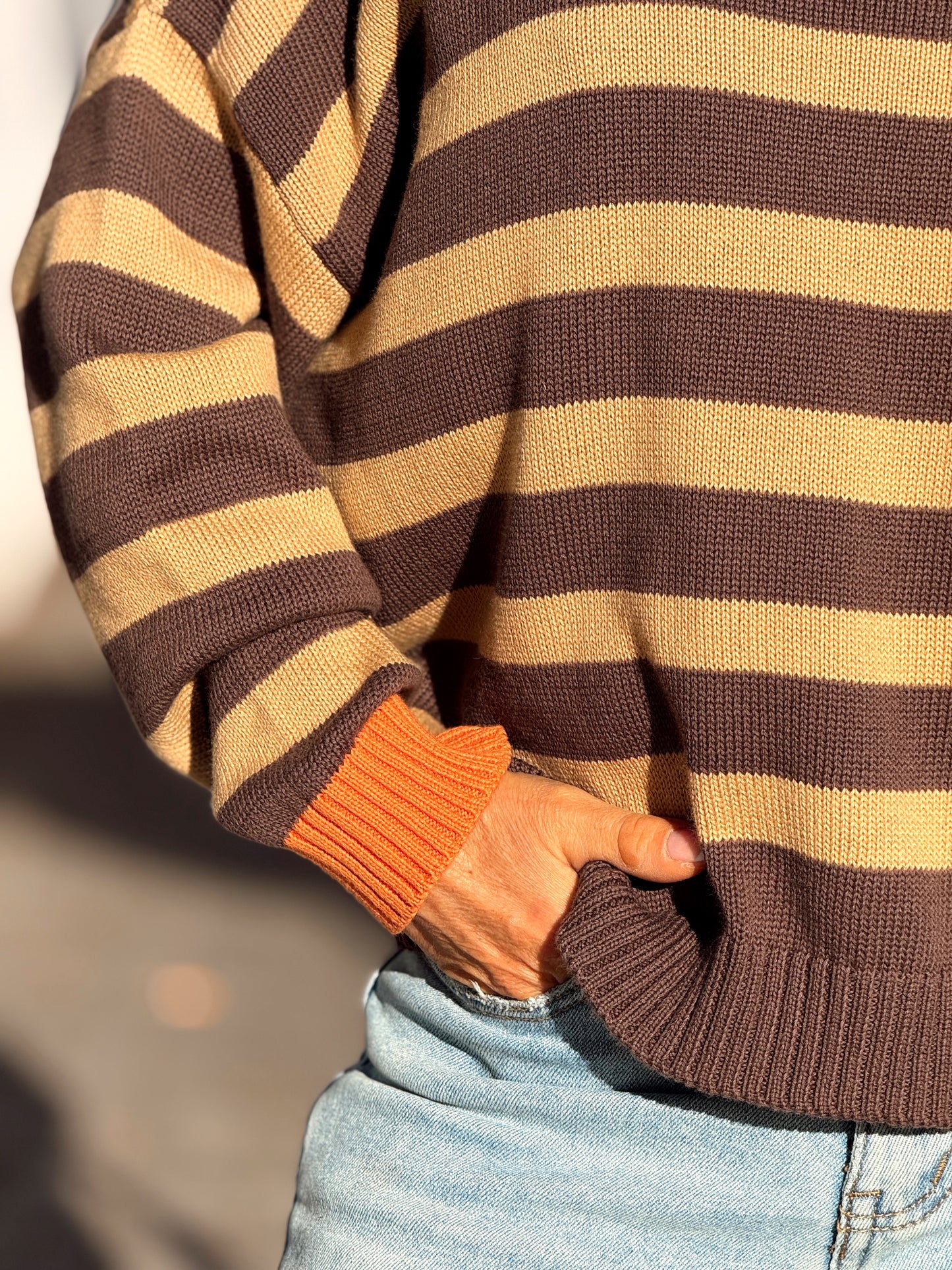 JERSEY CON BOLSO MANUELA MULTICOLOR