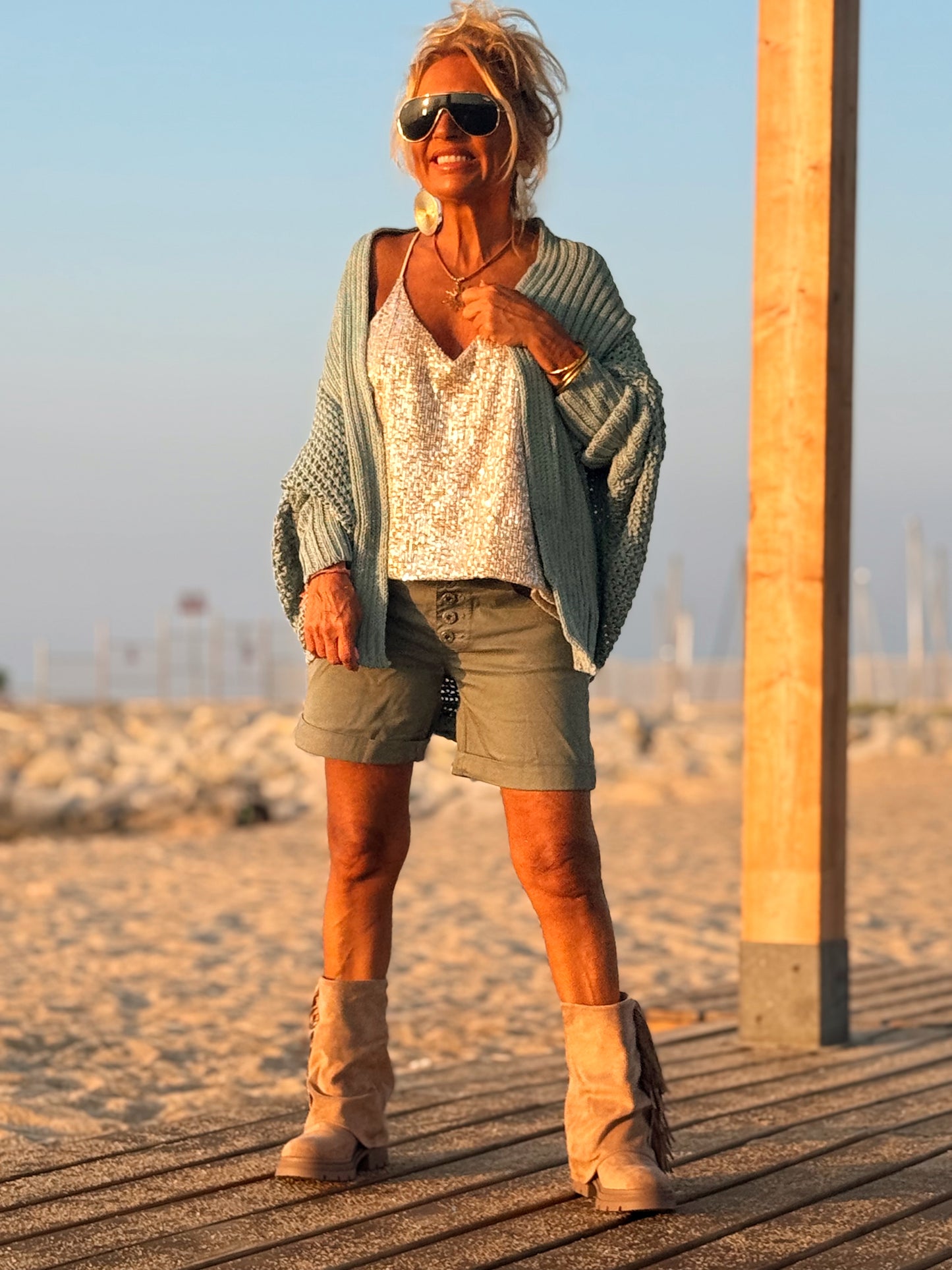 CHAQUETA AGUJERO SABINE MULTICOLOR