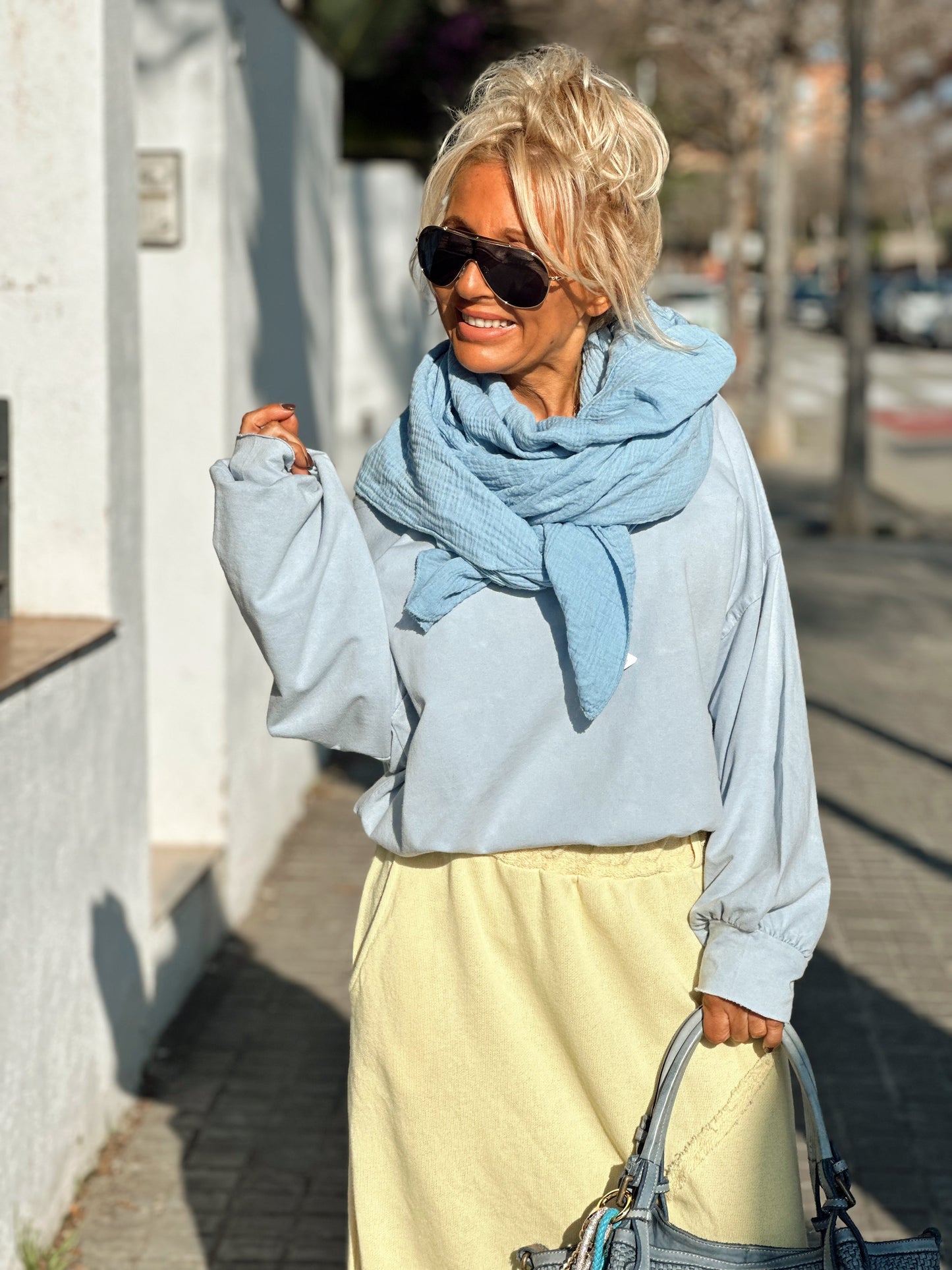 PAÑUELO PAREO PANAL MULTICOLOR