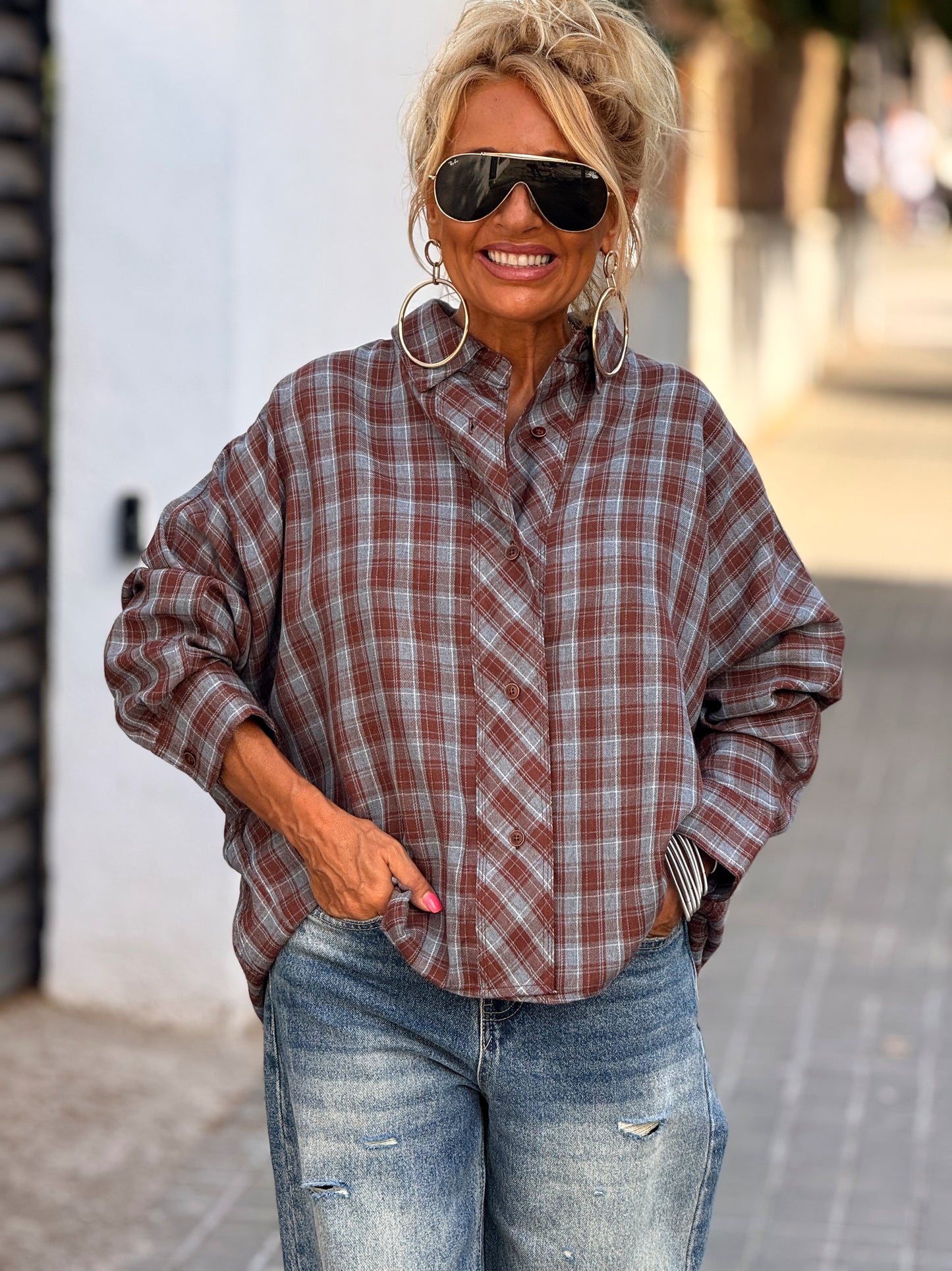 CAMISA CUADROS JULIEN MULTICOLOR