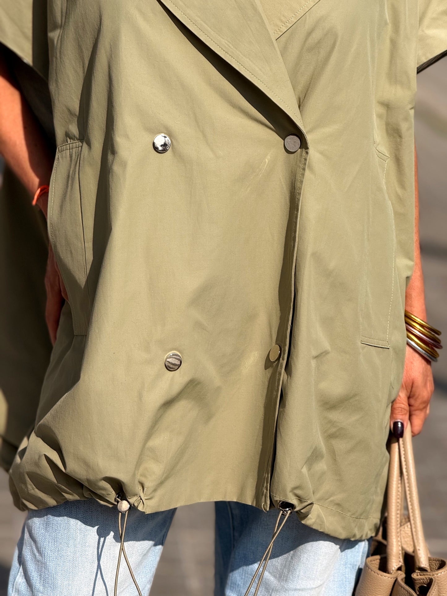 TRENCH OVERSIZE ELOWEN MULTICOLOR