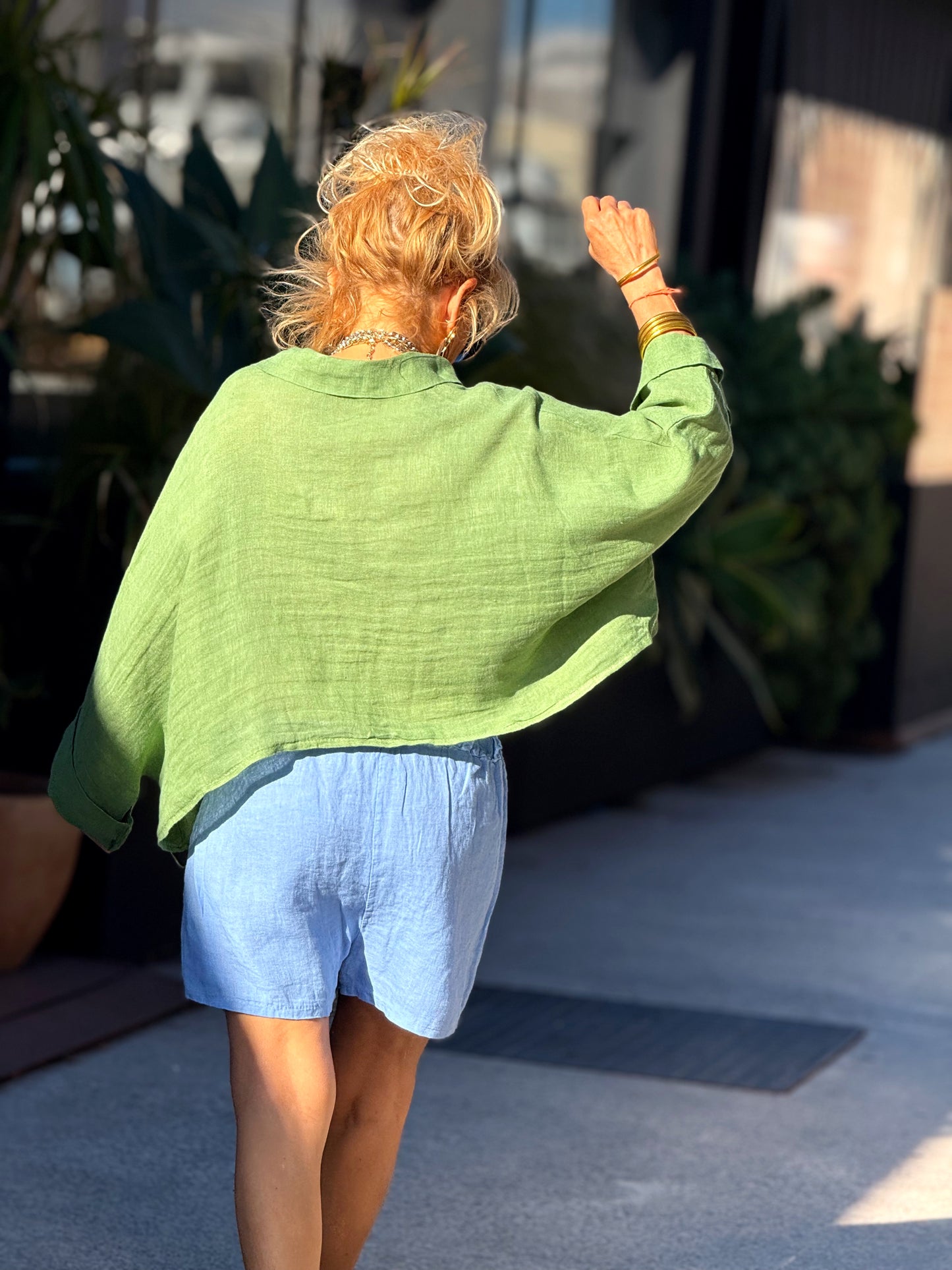 SHORT LINO TERRY MULTICOLOR