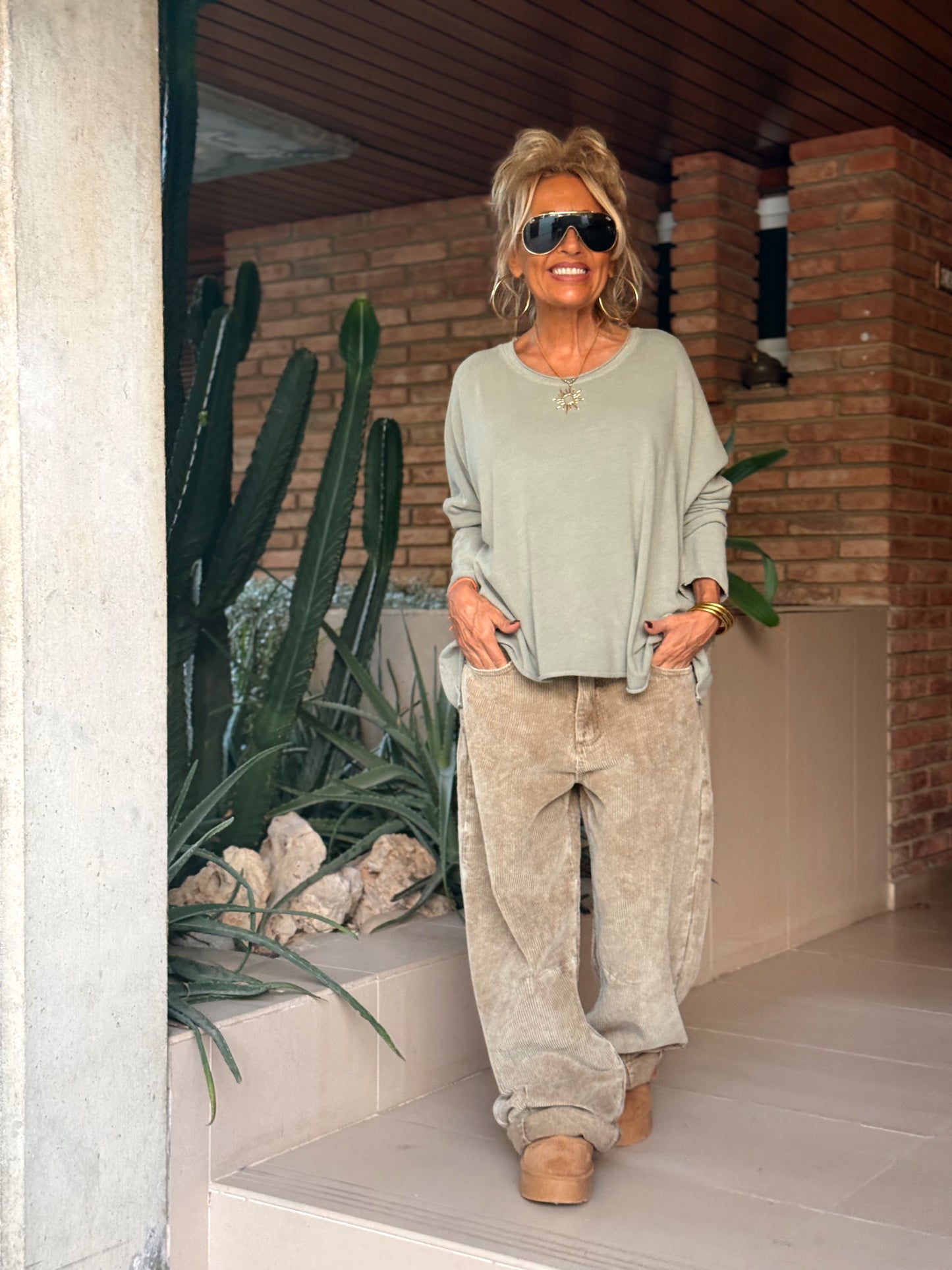 CAMISETA DESGASTADA OVERSIZE DANI MULTICOLOR