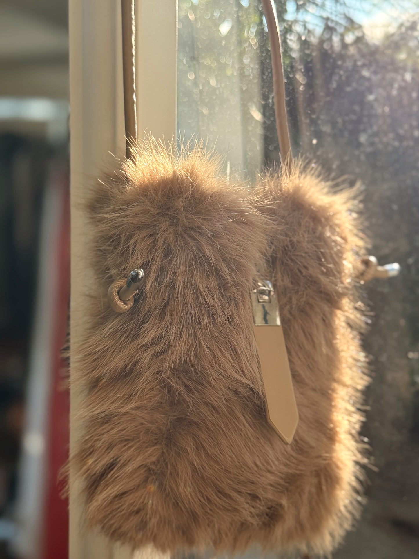 BOLSILLO DE OMBRO PELO SINTÉTICO MULTICOLOR