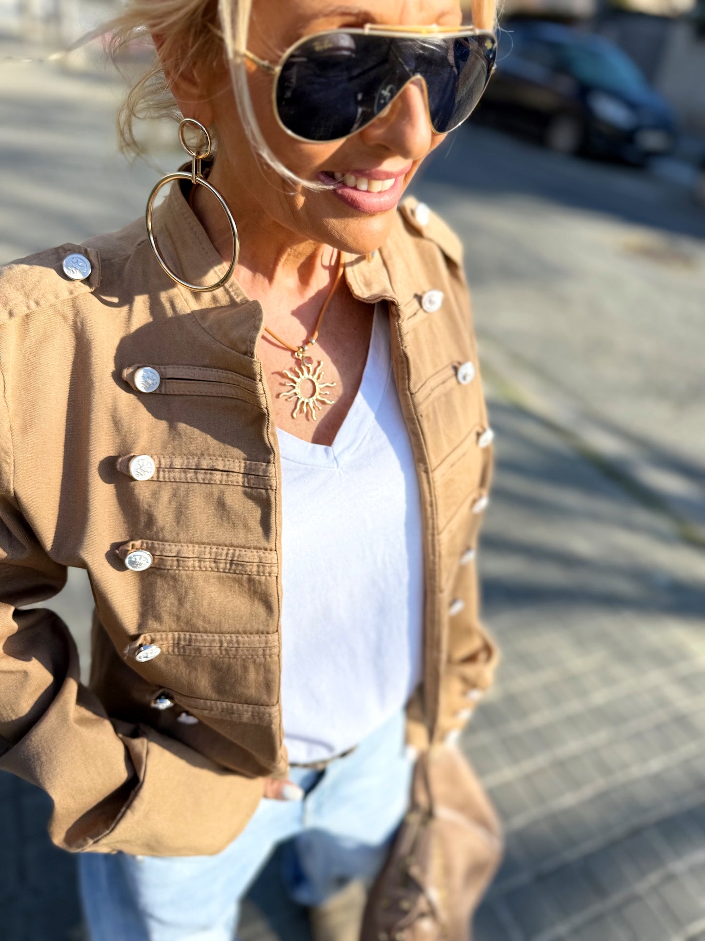 CHAQUETA CORTA COLONIAL MULTICOLOR