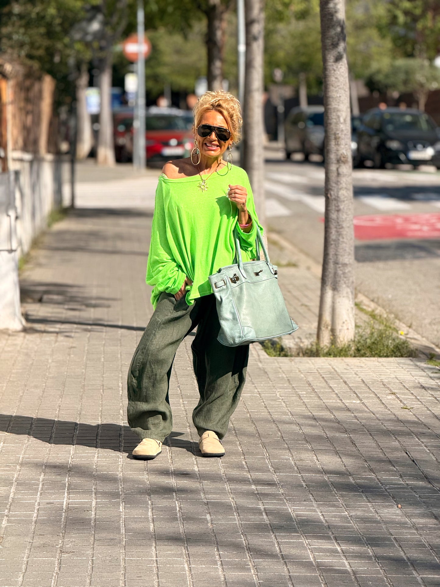 CAMISETA SUPER OVERSIZE SHILA NÉON MULTICOLOR