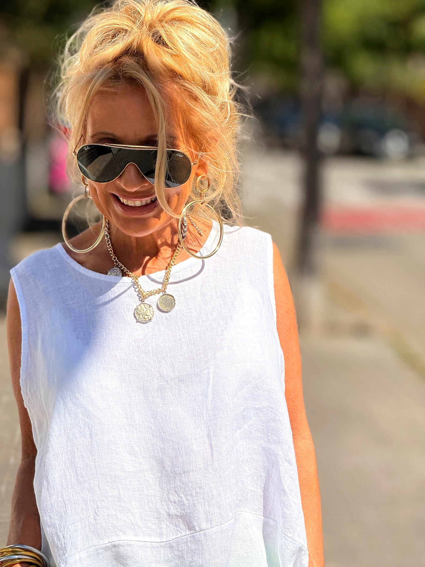 BLUSA LINO ARTHUR MULTICOLOR