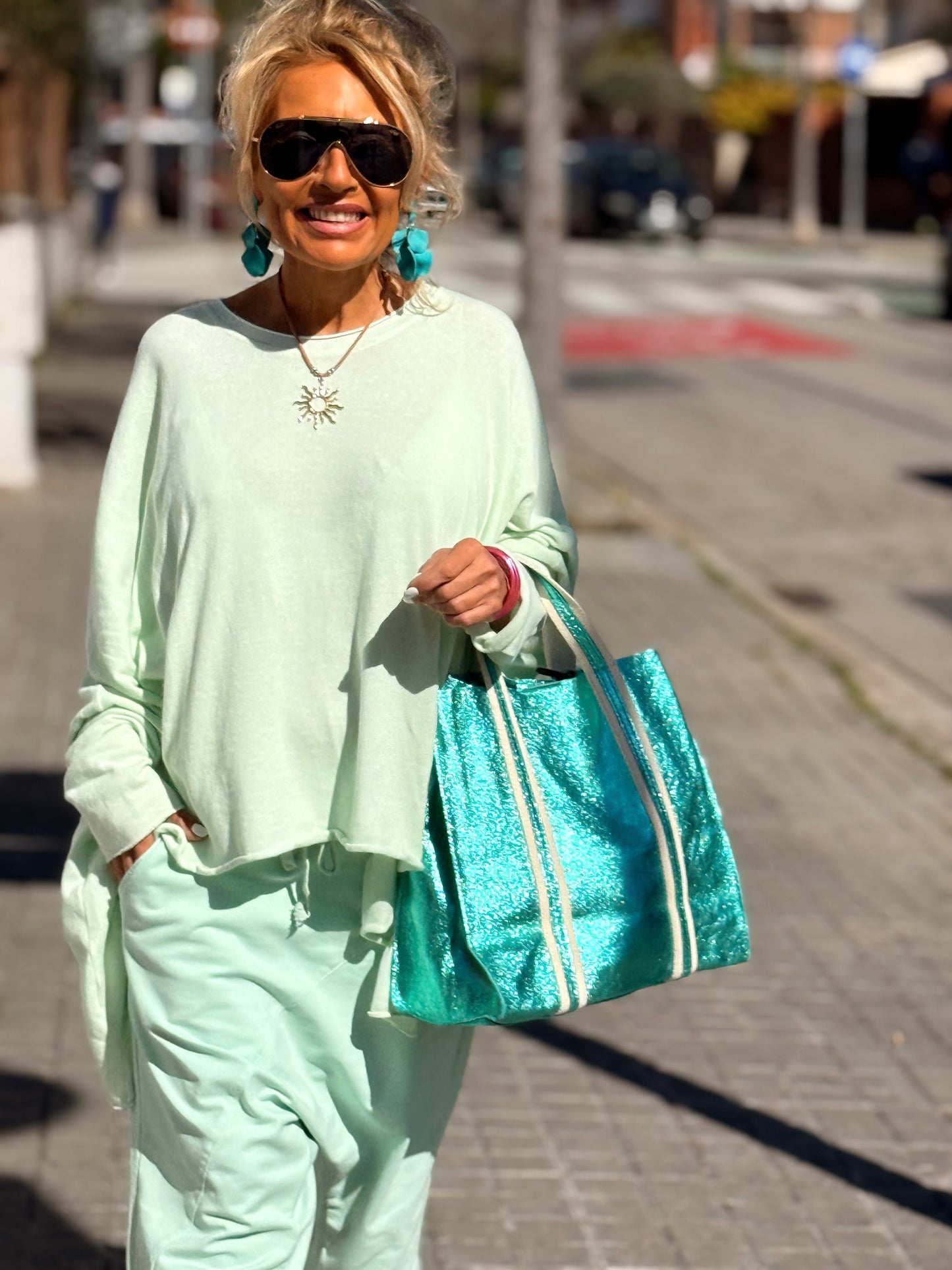 BOLSO BRILLANTE FARO MULTICOLOR