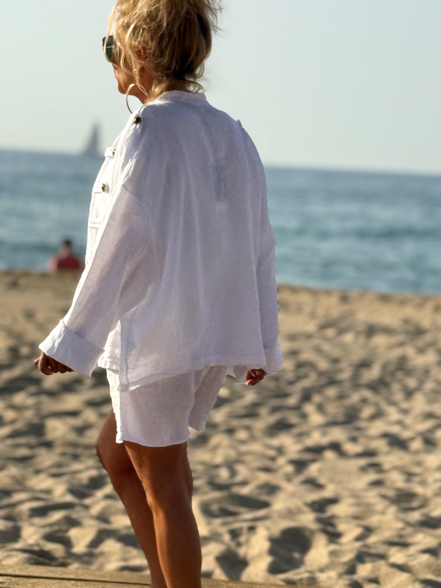 CHAQUETA LINO COLONIAL MULTICOLOR