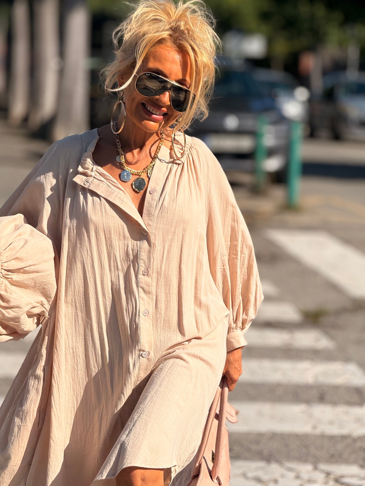 VESTIDO OVERSIZE NINA MULTICOLOR