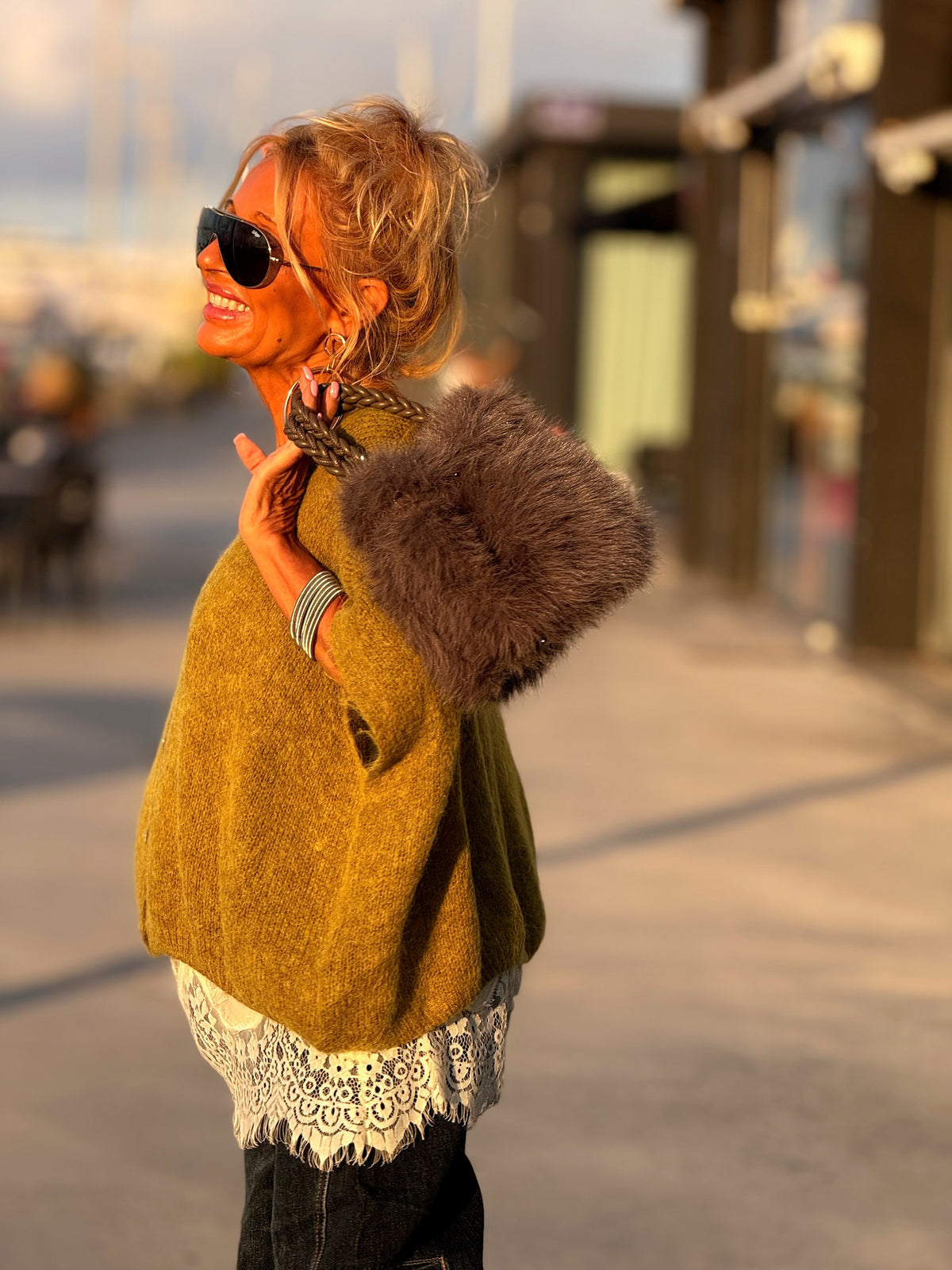 CHALECO OVERSIZE MARIANA MULTICOLOR
