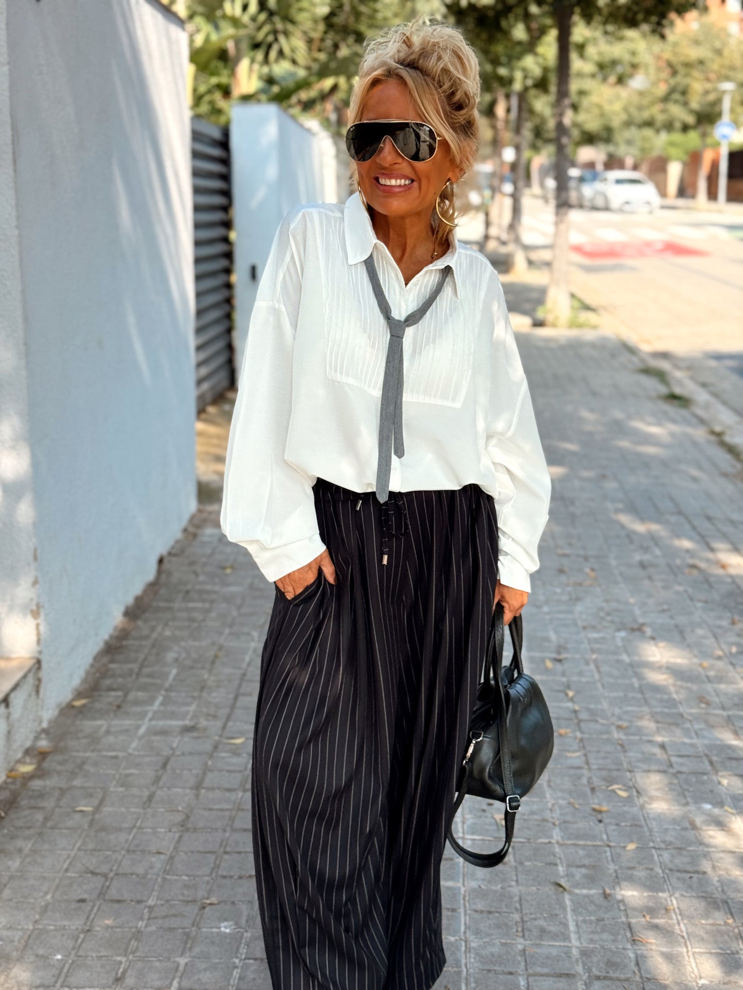 PANTALON OVERSIZE RAYAS MULTICOLOR