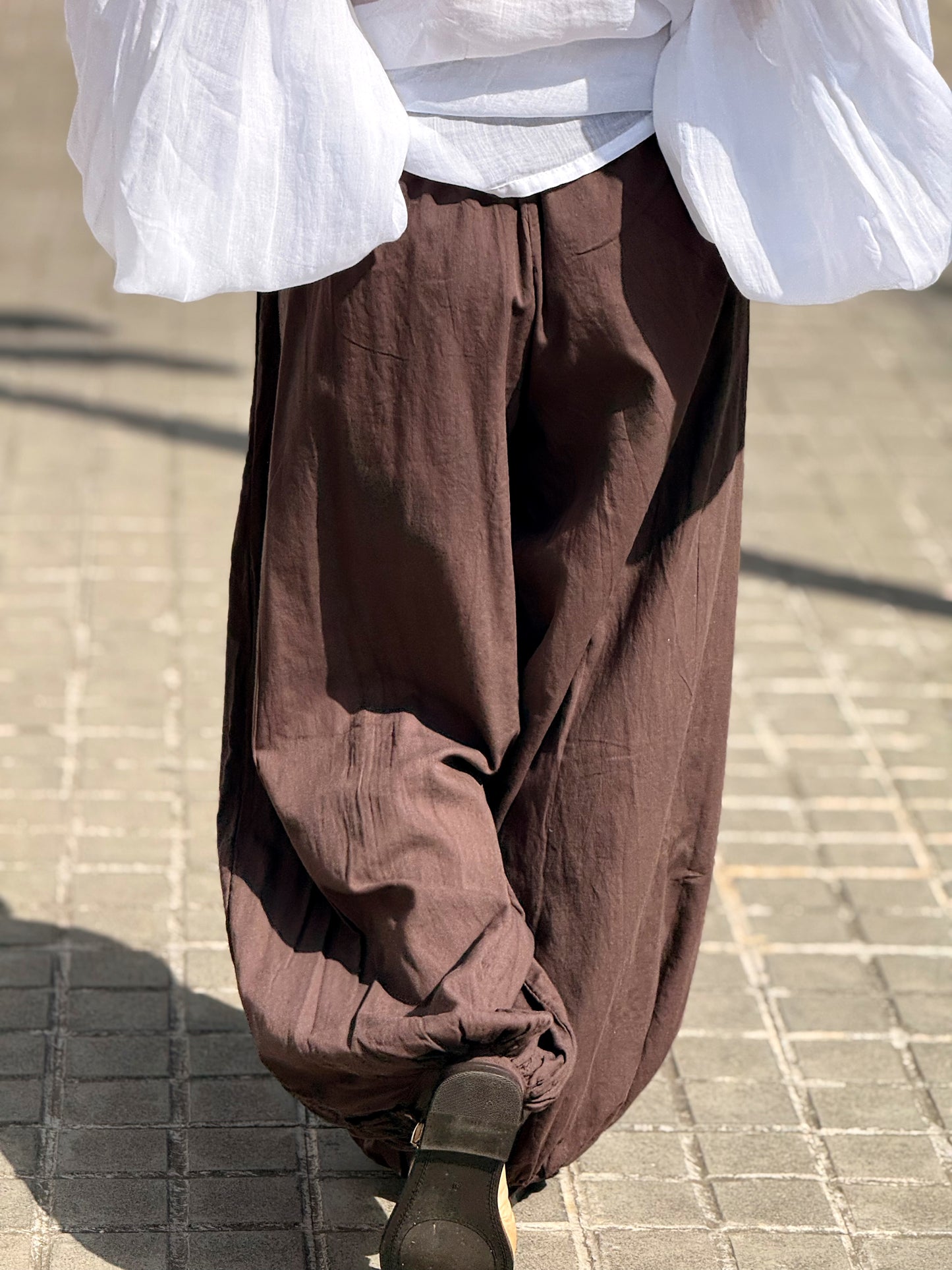 PANTALON MARI OVERSIZE MULTICOLOR