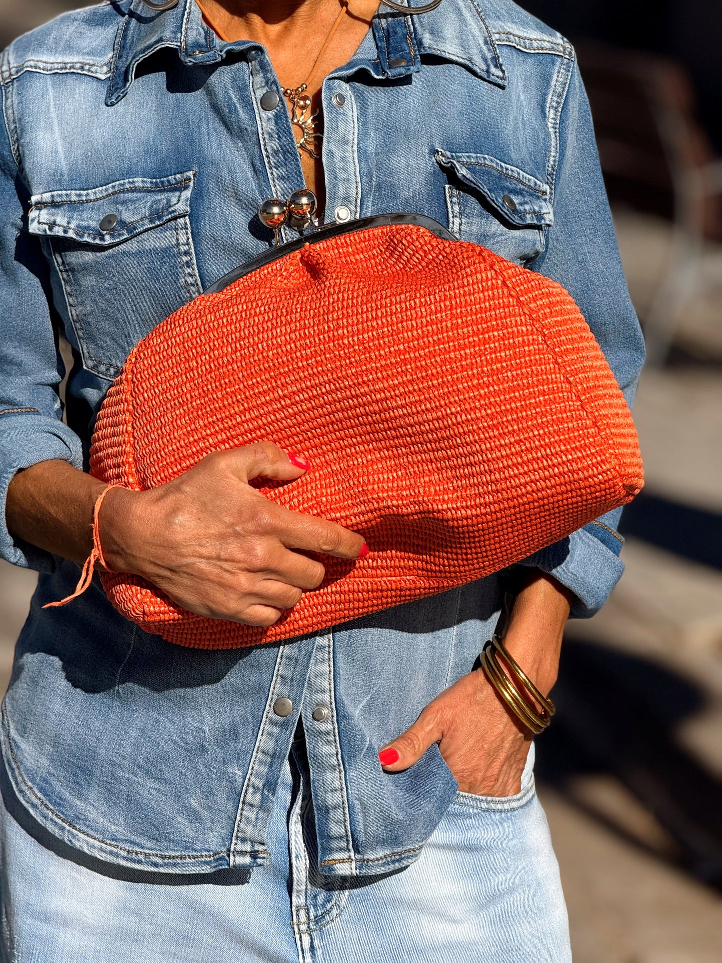 CLUTCH CELINE MULTICOLOR