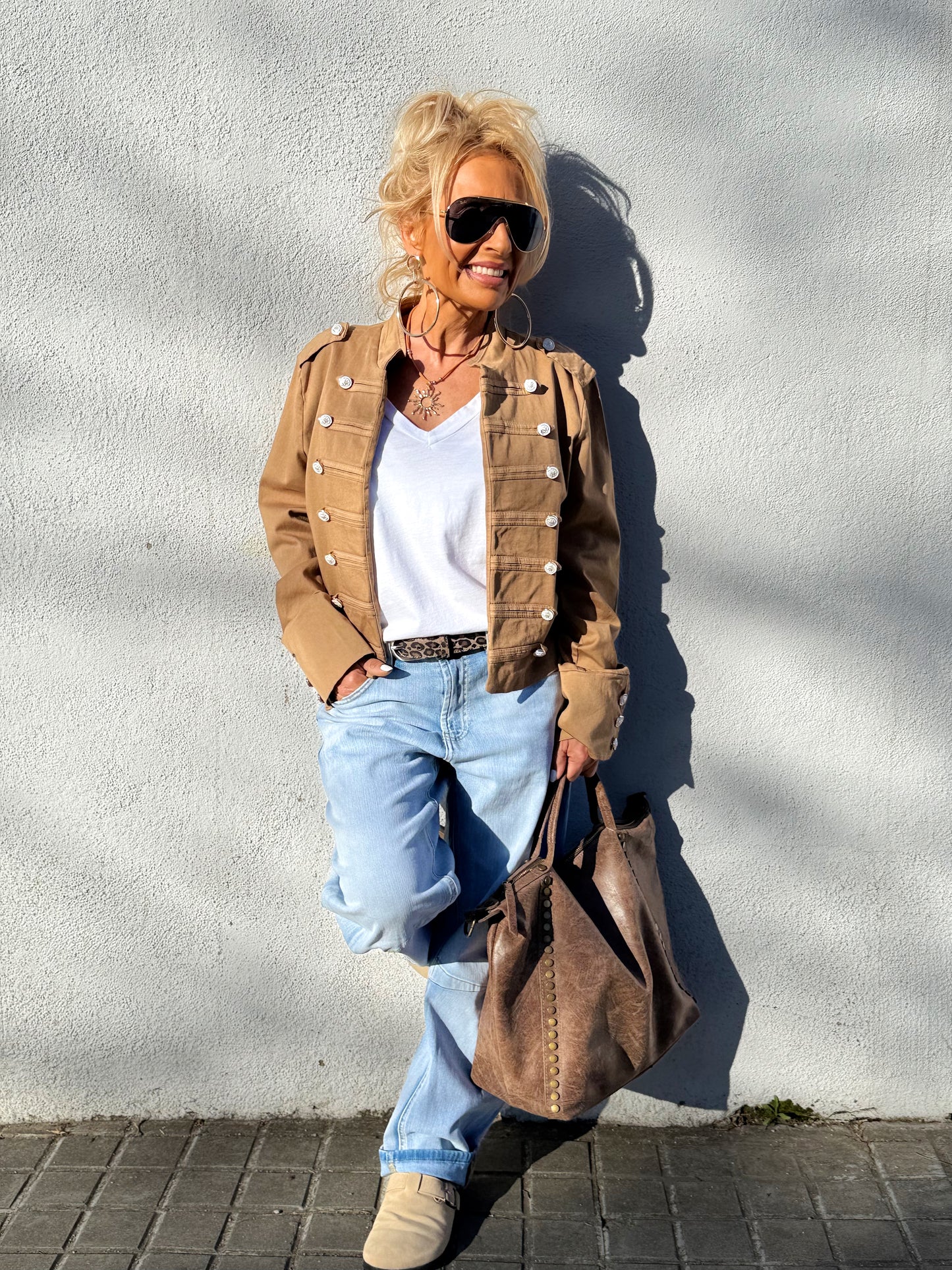 CHAQUETA CORTA COLONIAL MULTICOLOR