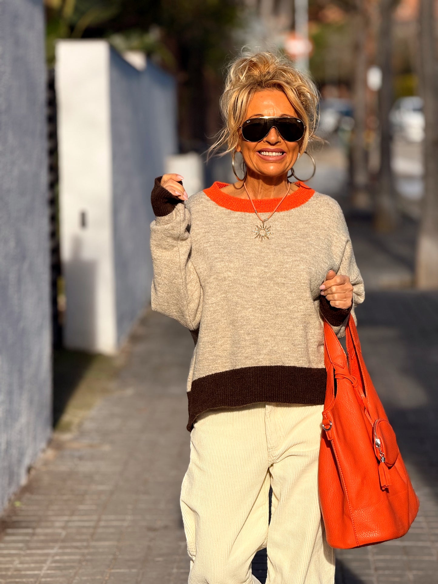 JERSEY DE PUNTO BEATRIZ MULTICOLOR