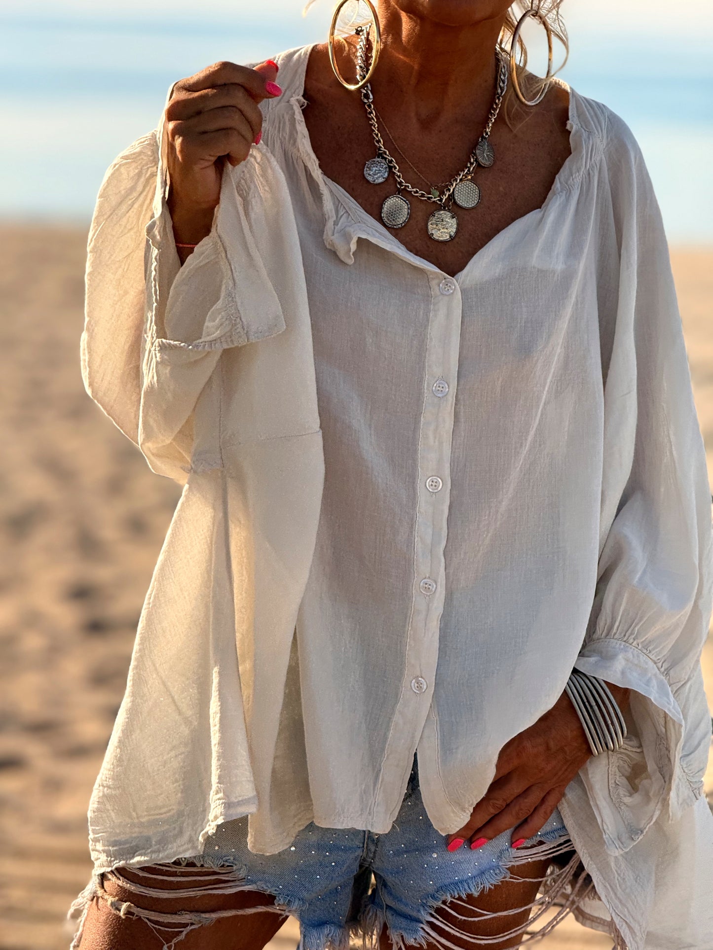 BLUSA OVERSIZE NINA MULTICOLOR