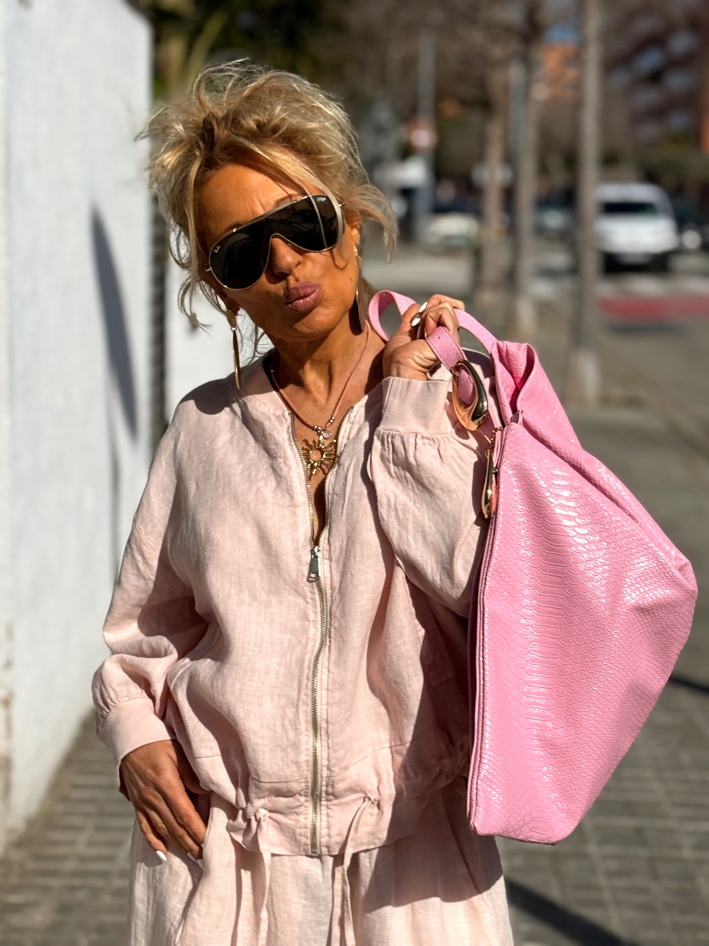 BOMBER LINO CAMILLE MULTICOLOR