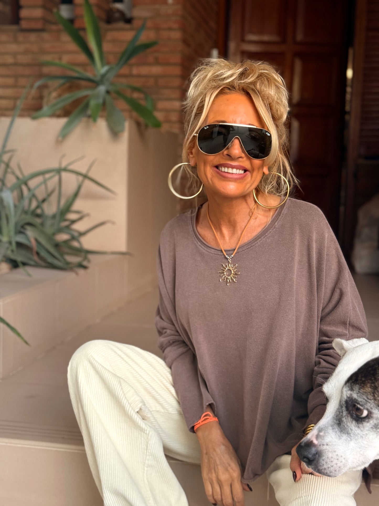 CAMISETA DESGASTADA OVERSIZE DANI MULTICOLOR