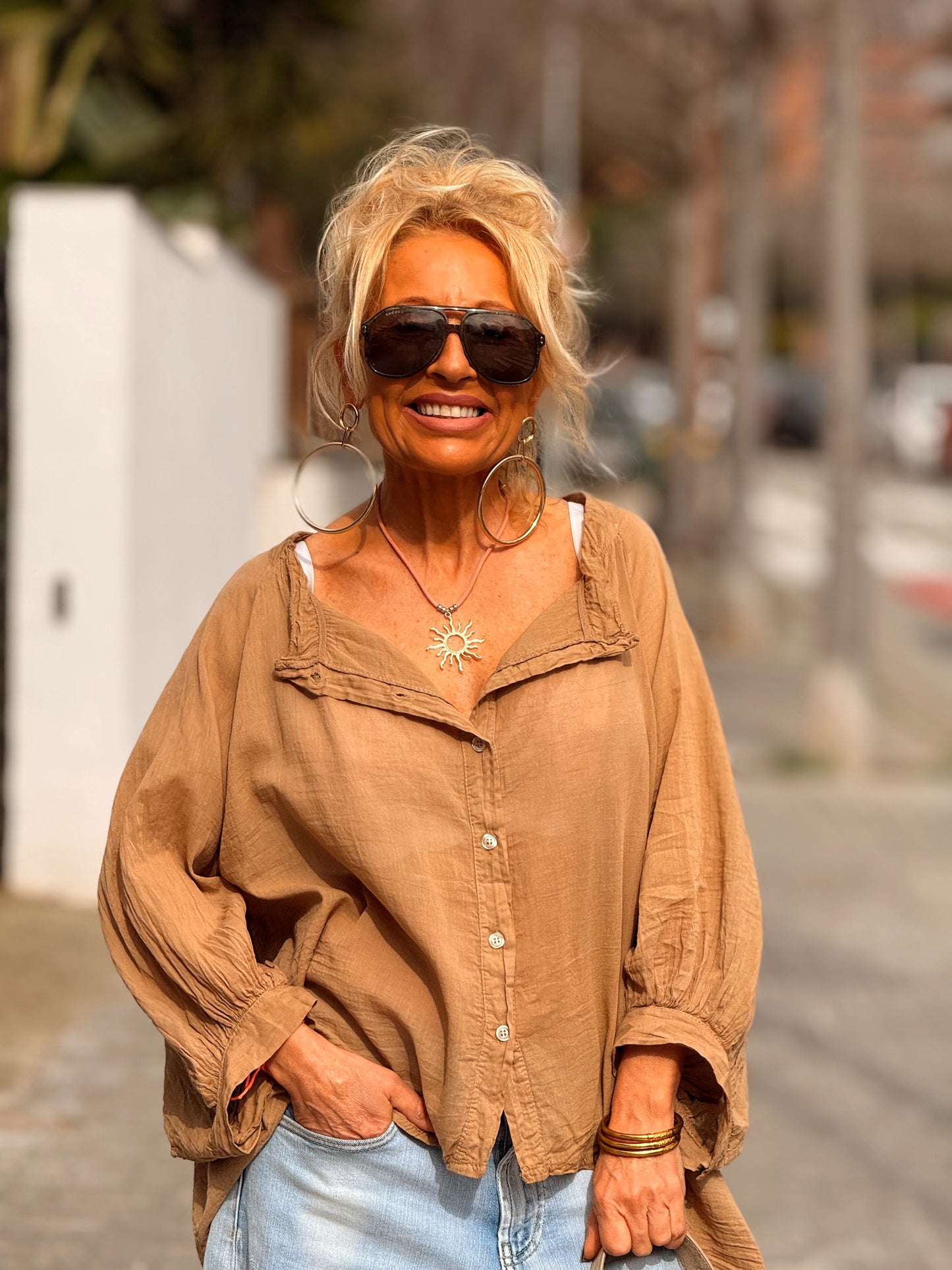 BLUSA OVERSIZE NINA MULTICOLOR