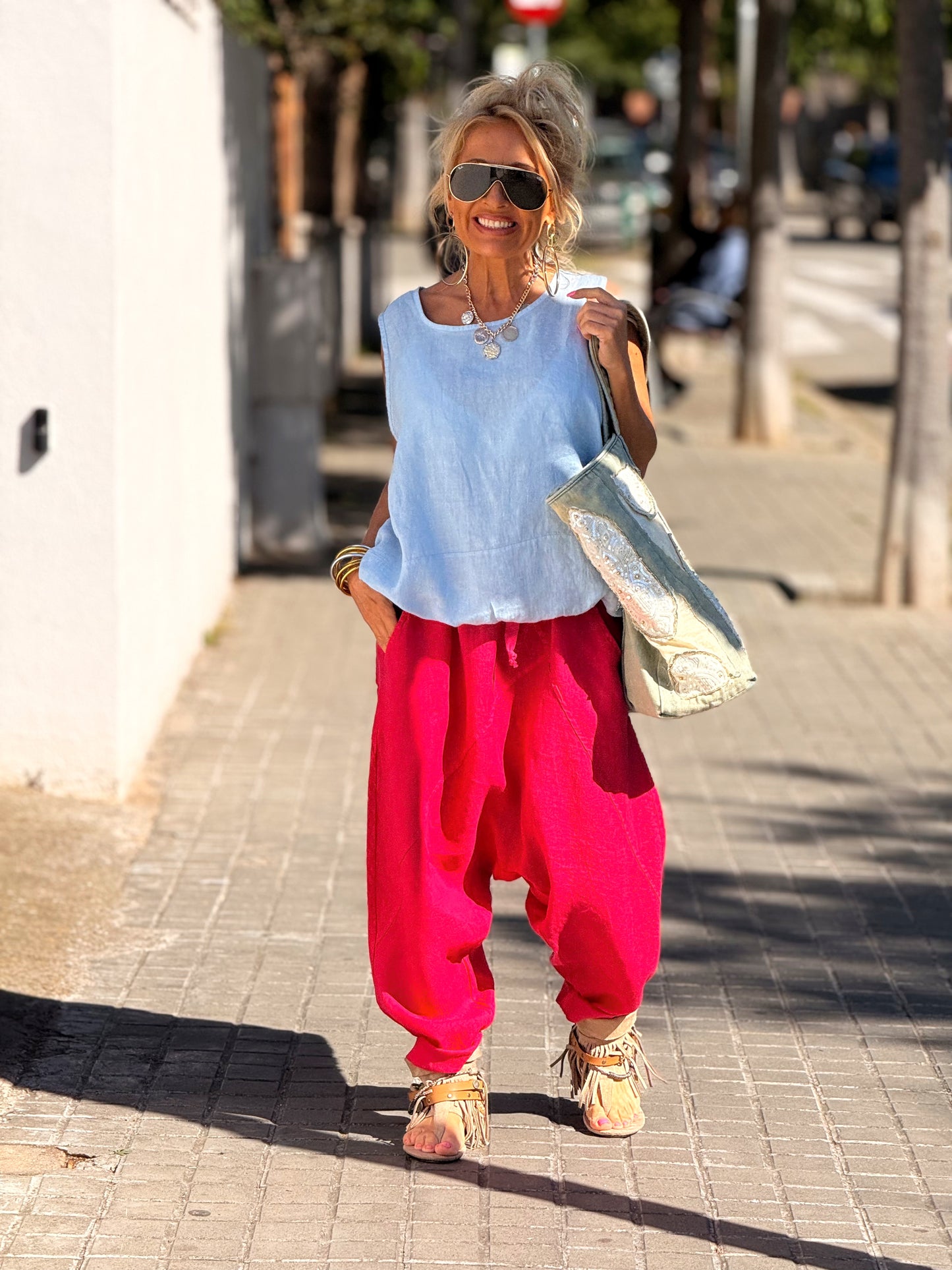 BLUSA LINO ARTHUR MULTICOLOR