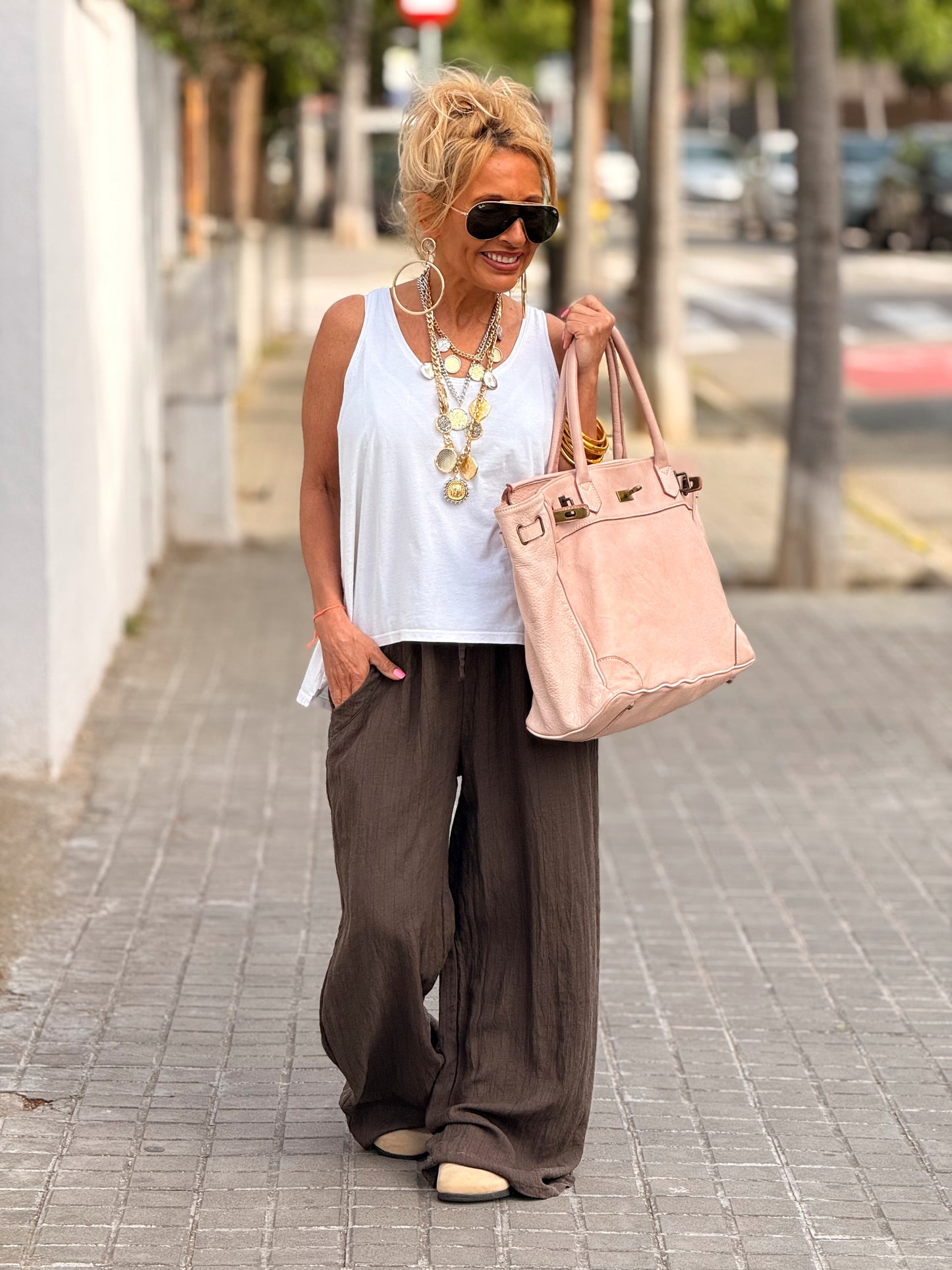 PANTALON RAYAS MULTICOLOR