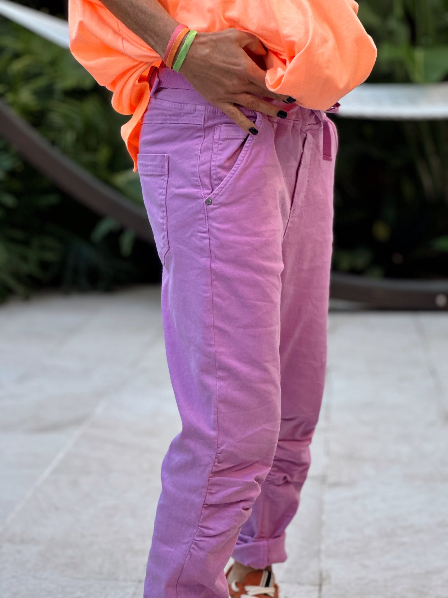 PANTALÓN BAGGY BONNY LILAS