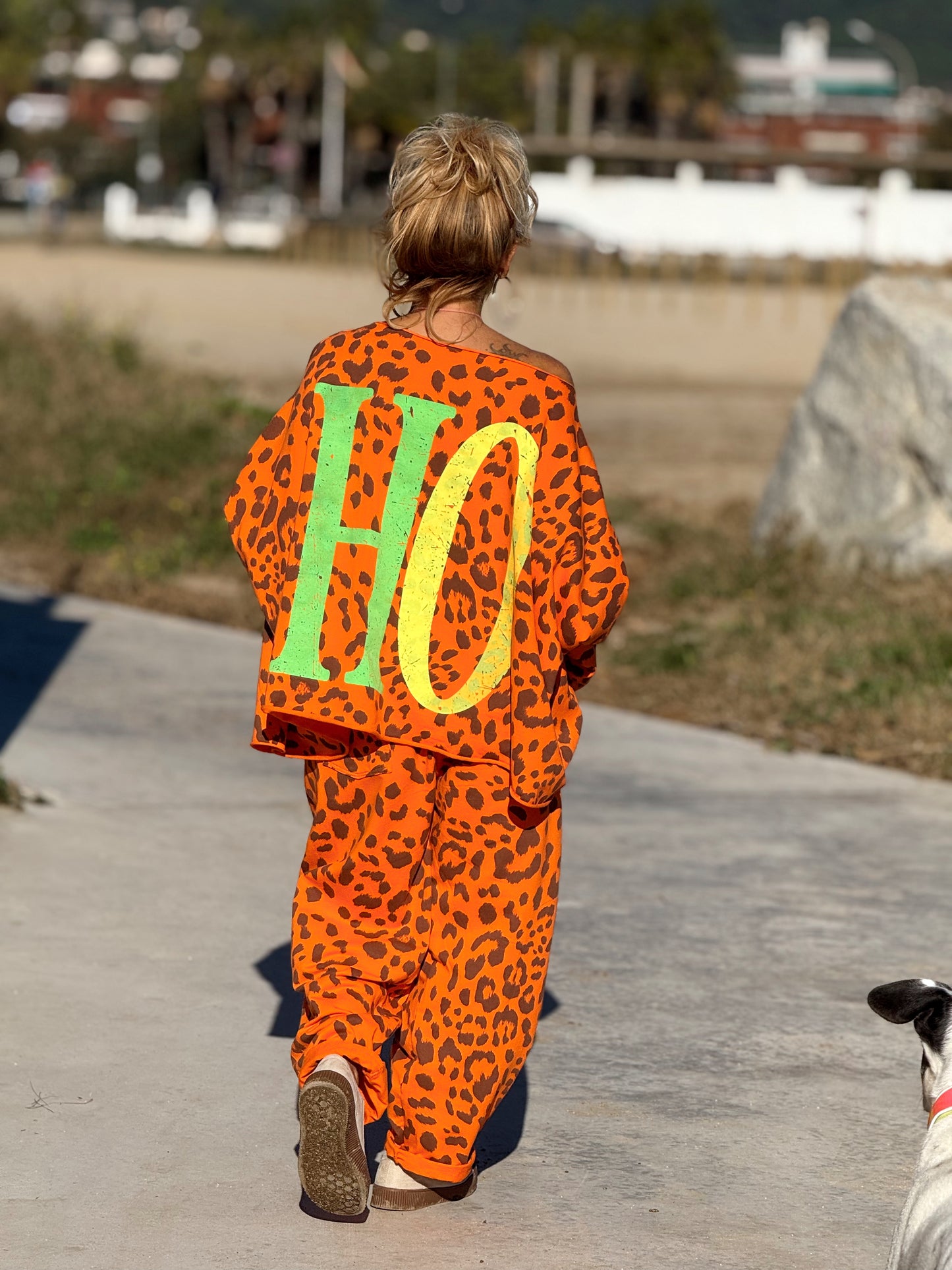 PANTALON BAGGY ANIMAL PRINT MULTICOLOR