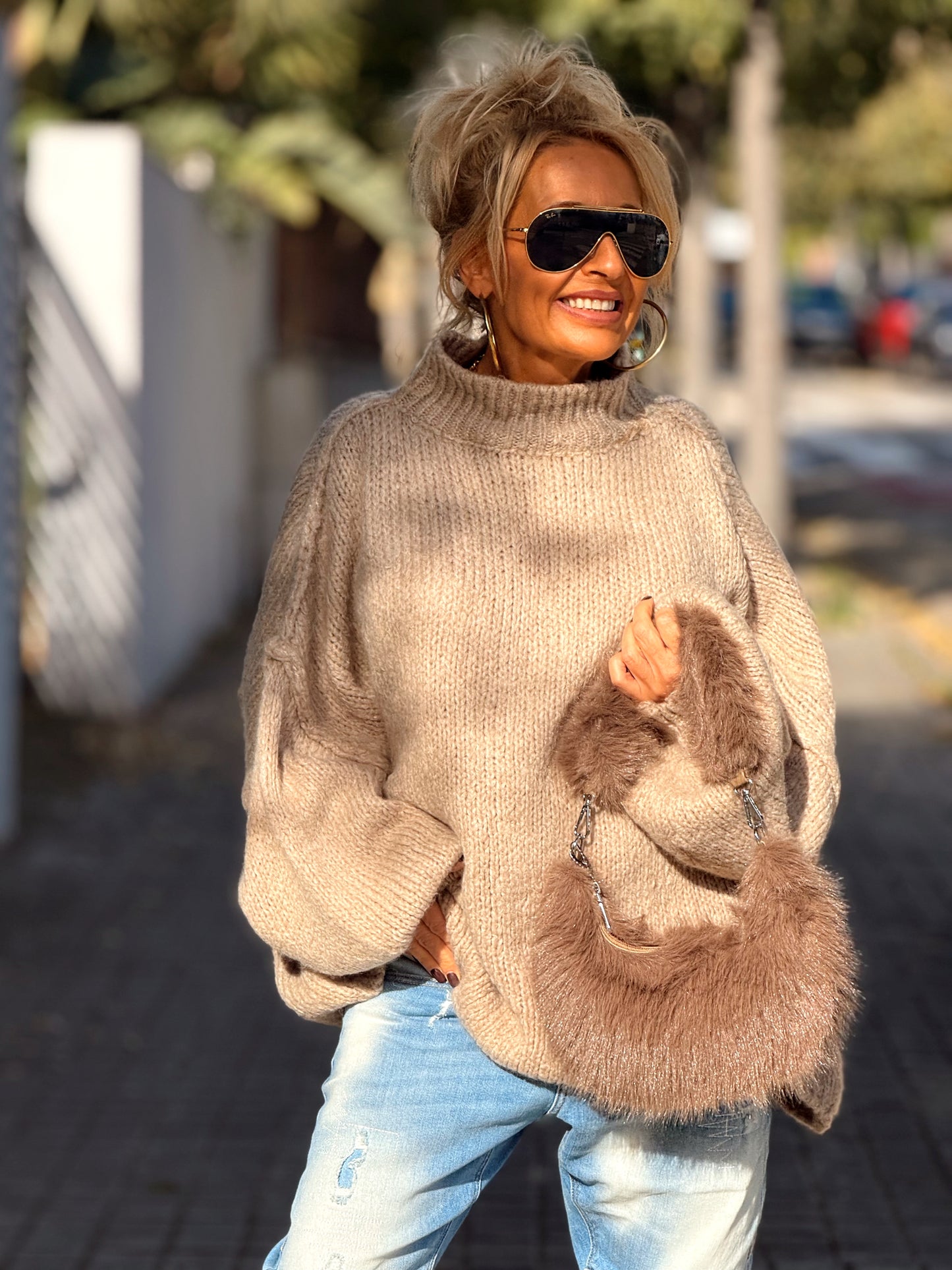 JERSEY SUPER OVERSIZE MELANIE MULTICOLOR