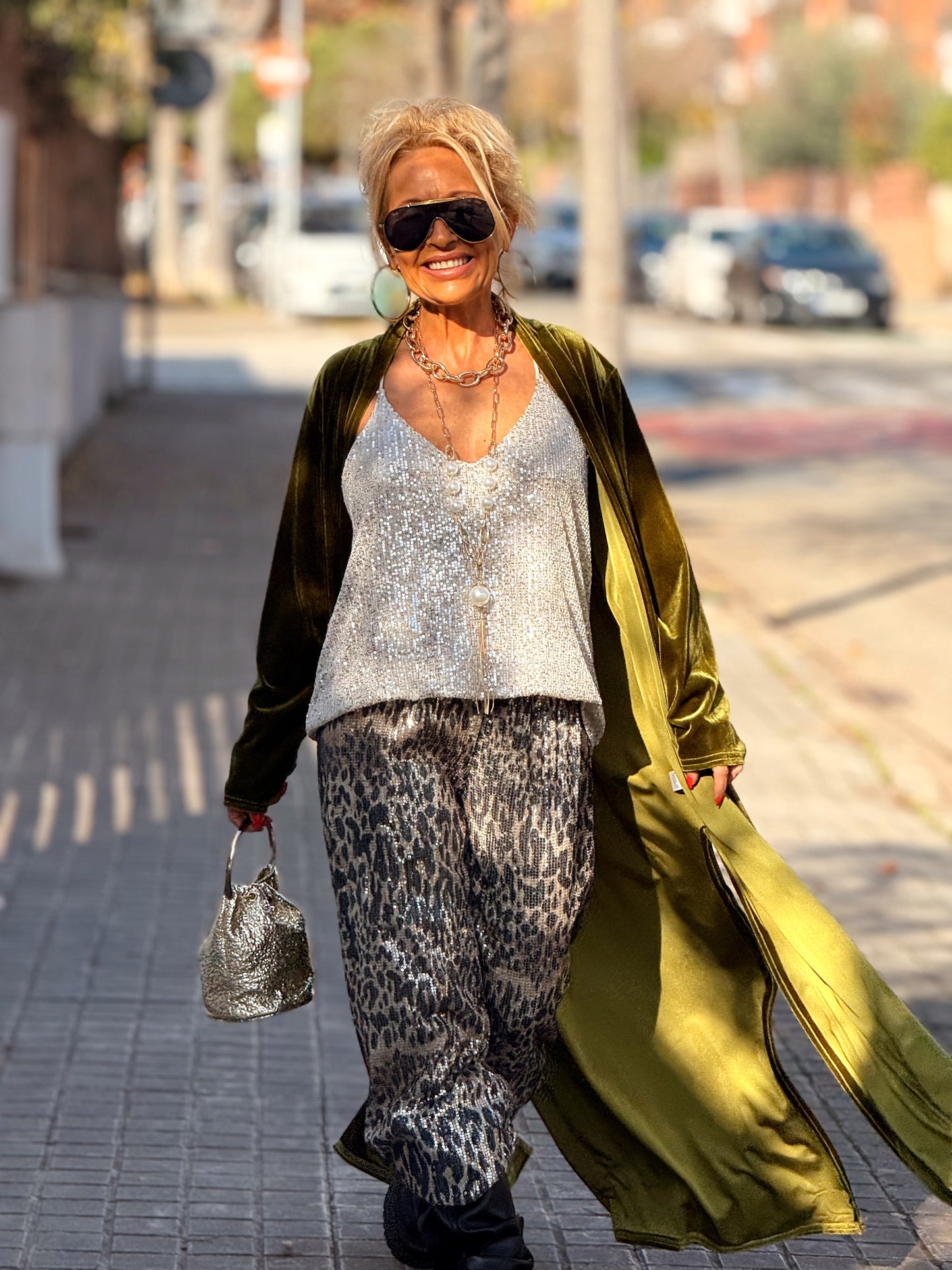 PANTALÓN LENTEJUELAS ANIMAL PRINT