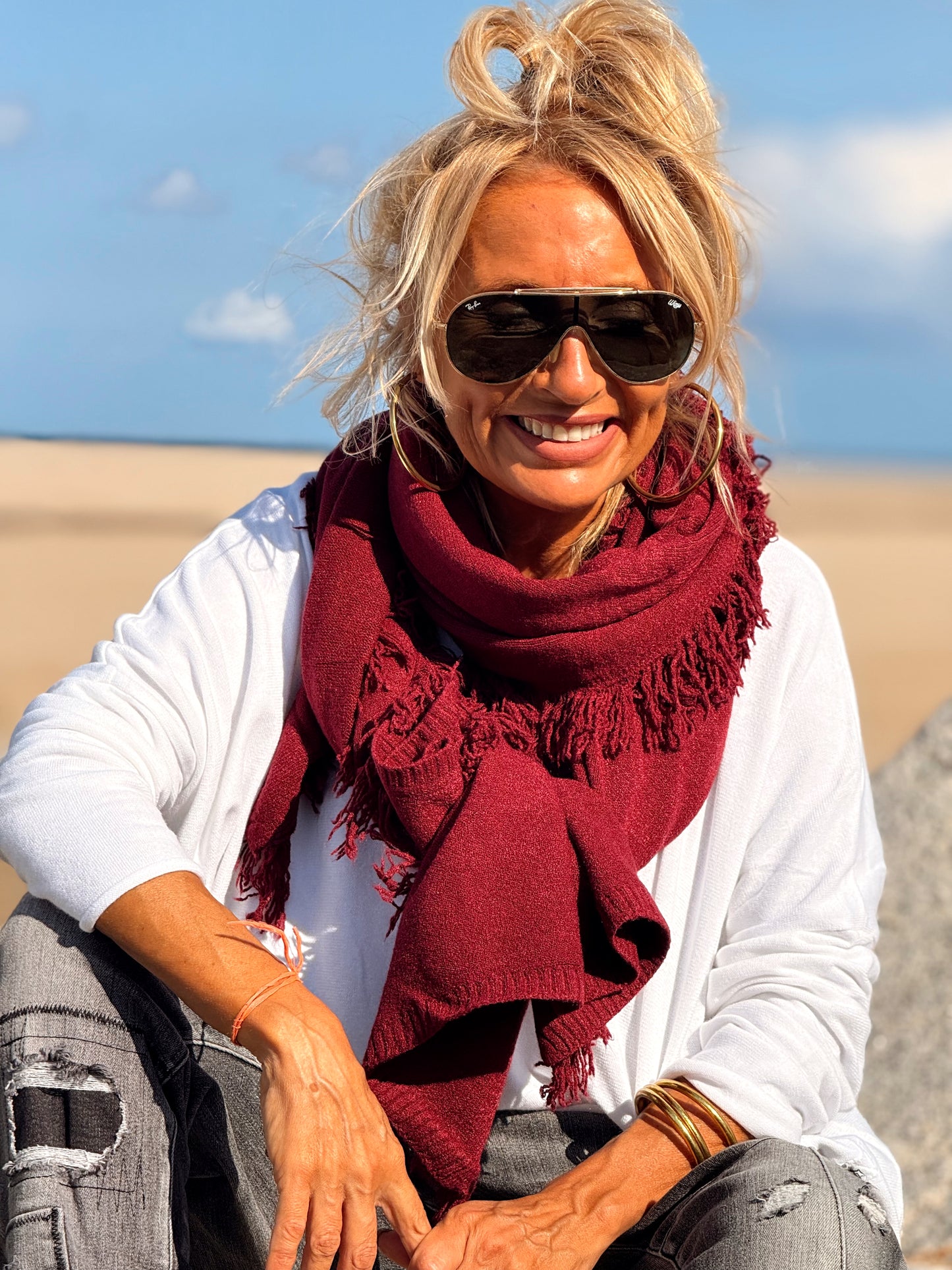 BUFANDA FLECOS CELINE MULTICOLOR