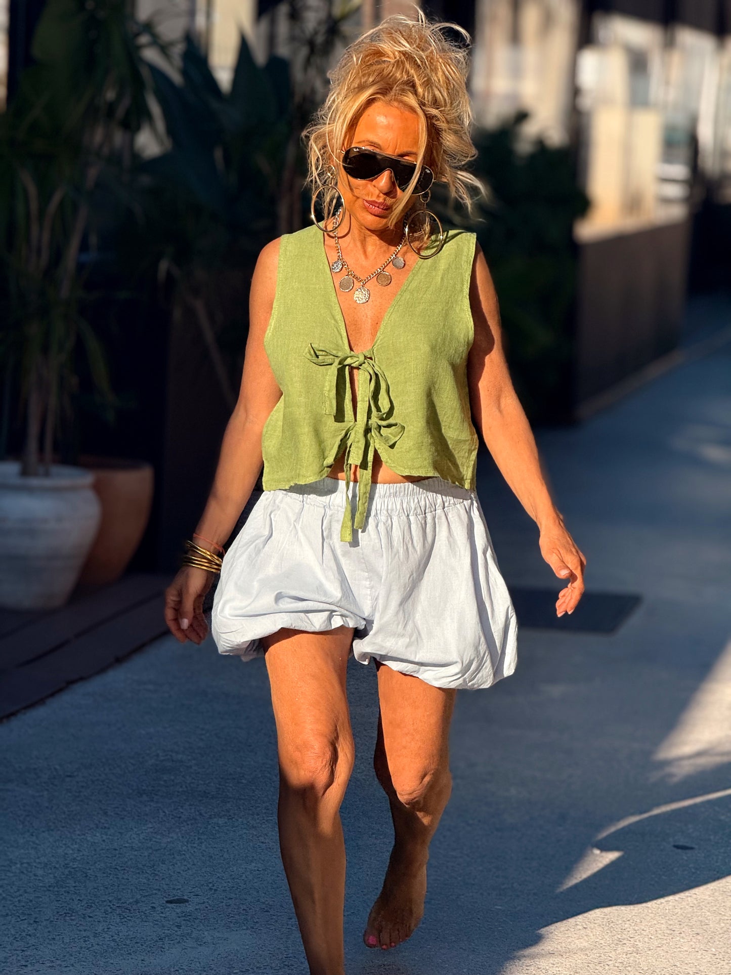 SHORT BOHO MULTICOLOR