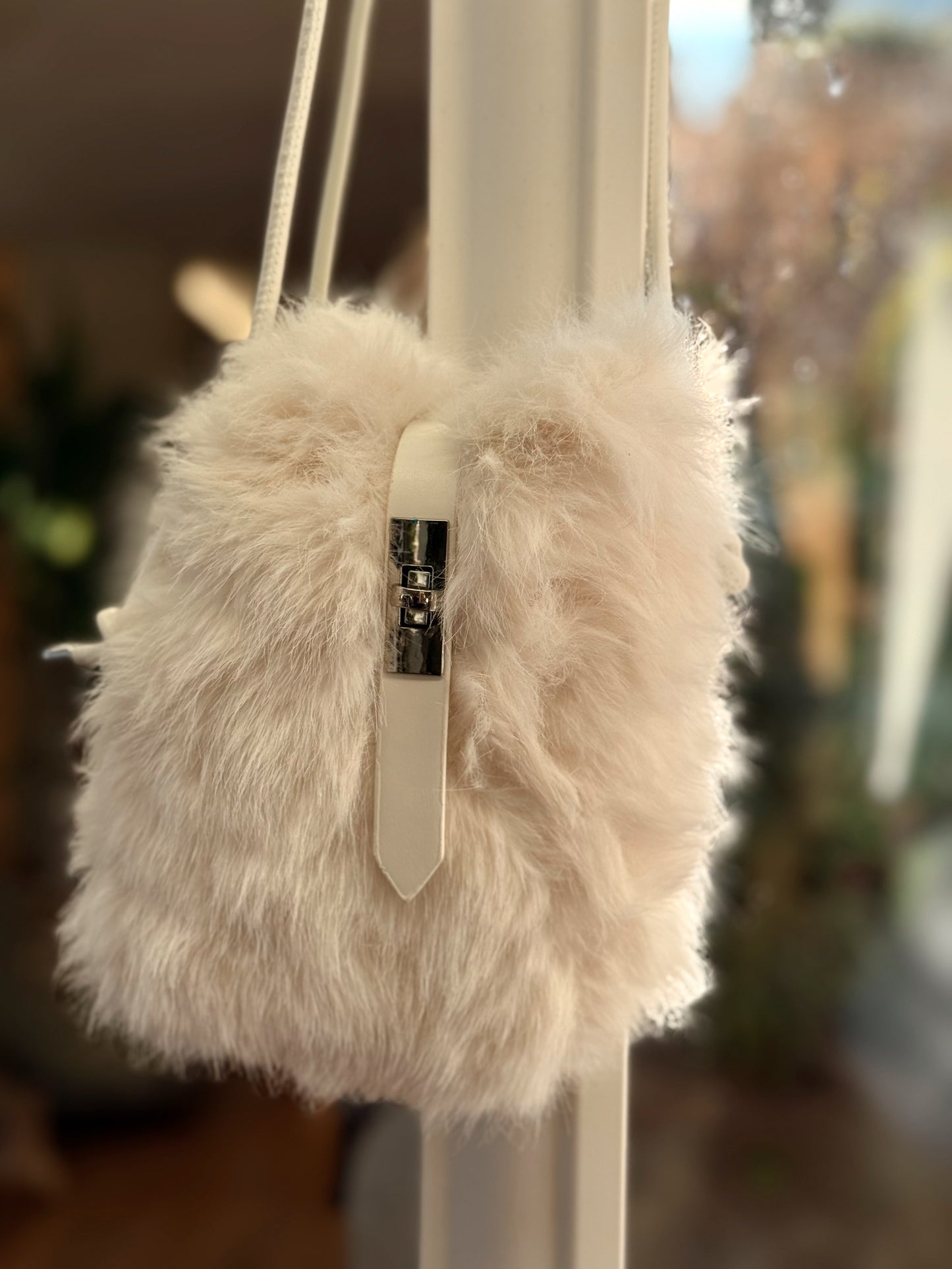 BOLSILLO DE OMBRO PELO SINTÉTICO MULTICOLOR