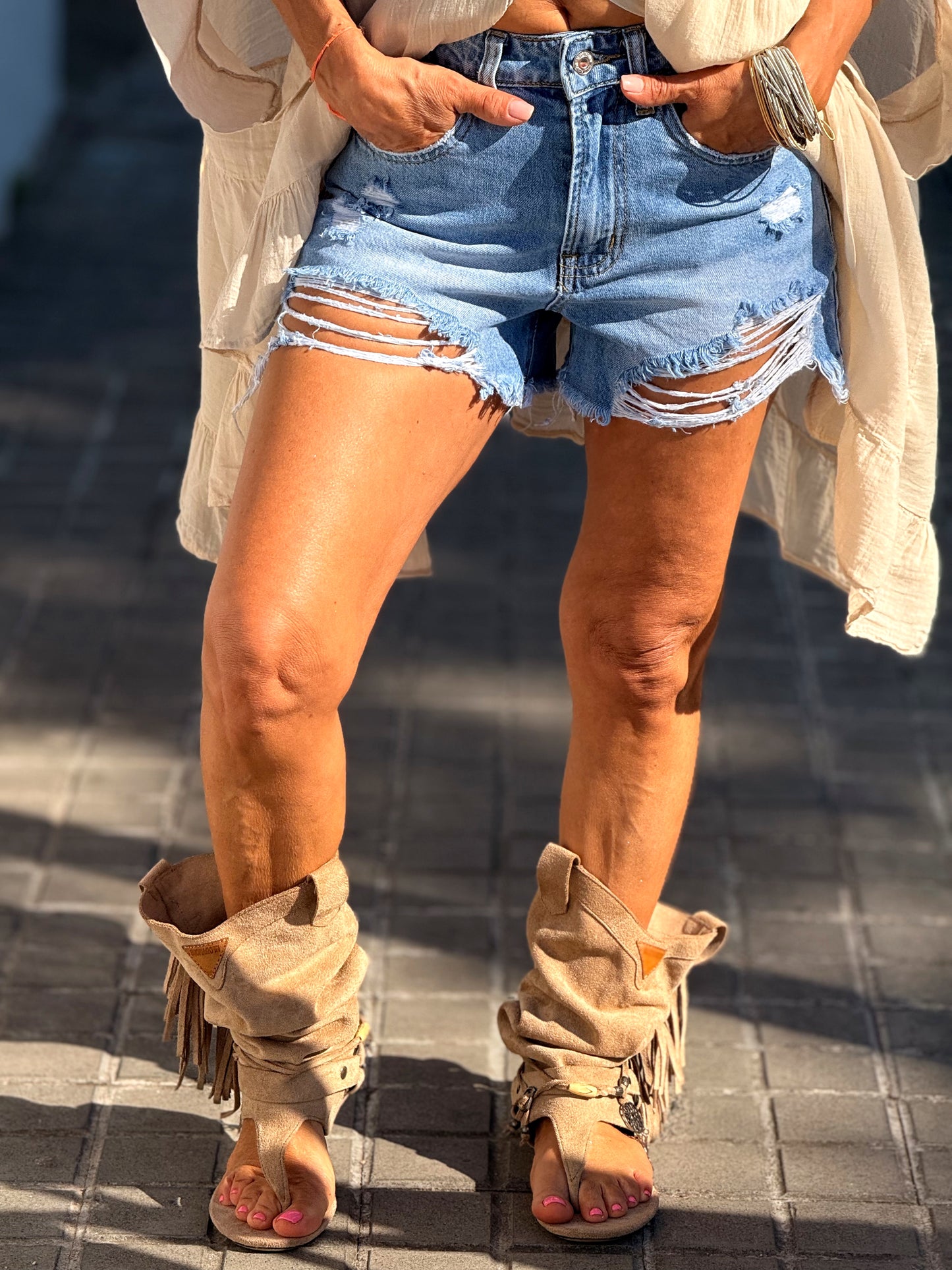 SHORT VAQUEROS LILLY TEJANO