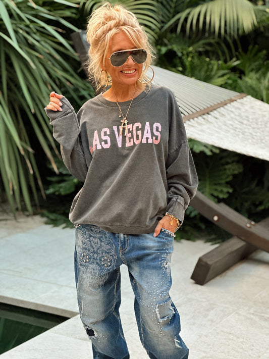 SUDADERA LAS VEGAS GRIS