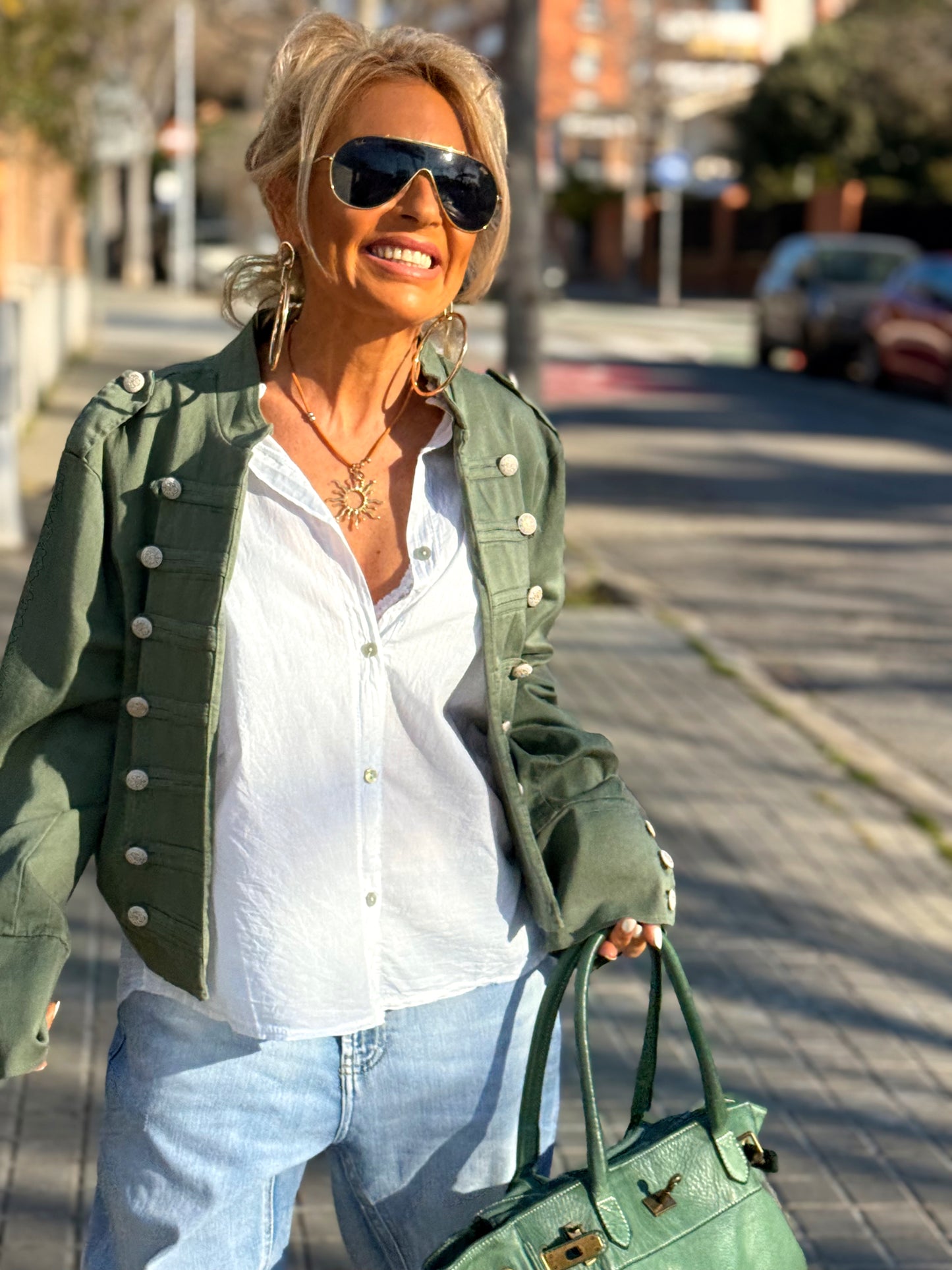 CHAQUETA CORTA COLONIAL MULTICOLOR