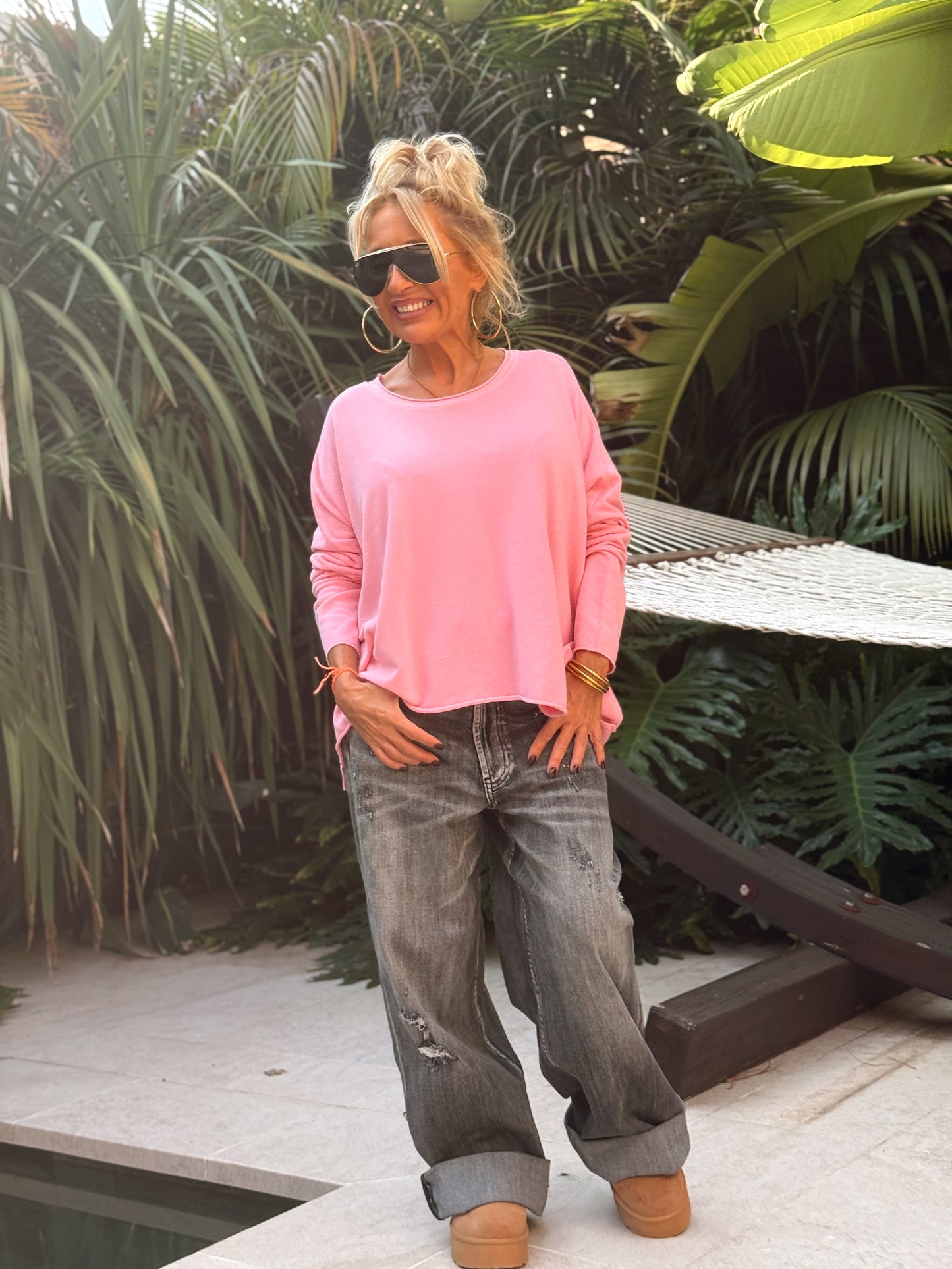 CAMISETA DESGASTADA OVERSIZE DANI MULTICOLOR