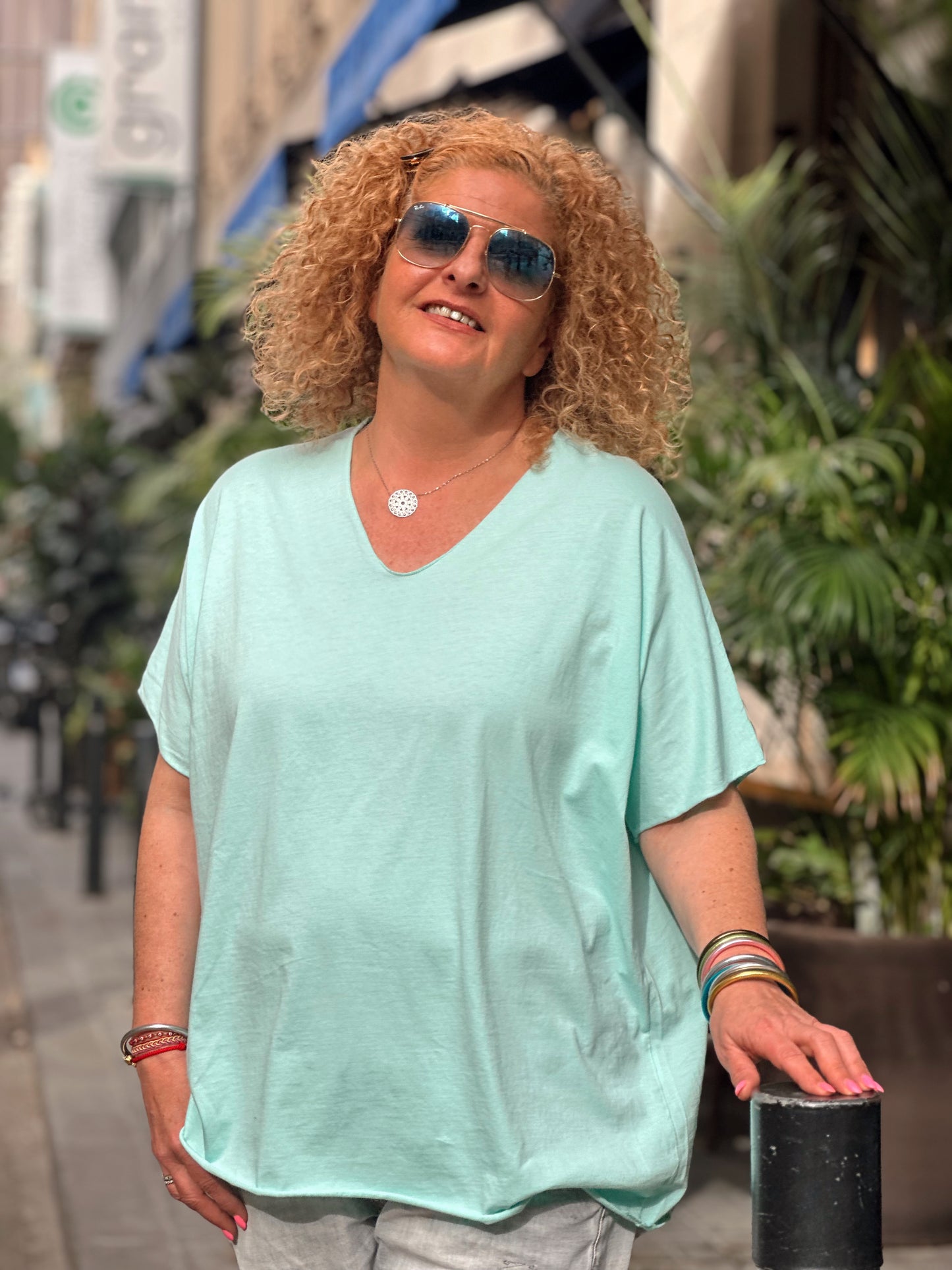 CAMISETA OVERSIZE JOAN MENTA