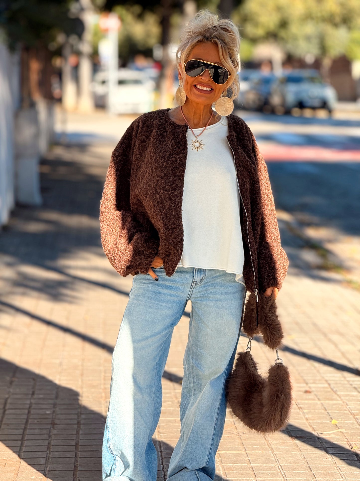 BOMBER DELIA MULTICOLOR