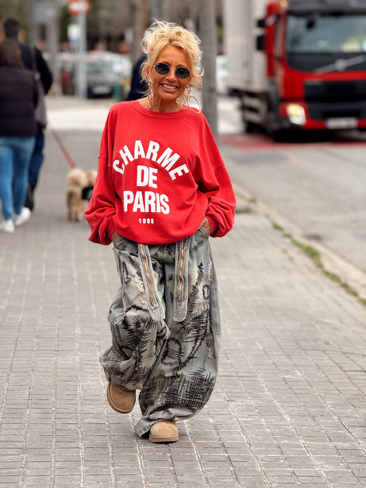 SUDADERA CHARME FRESA