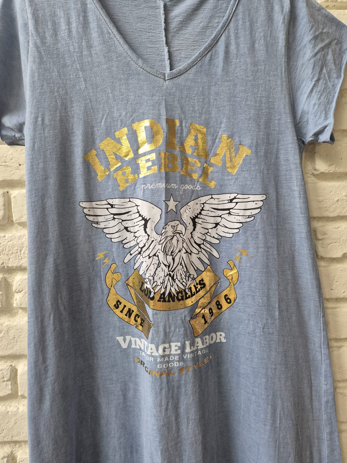 VESTIDO INDIAN REBEL AZUL