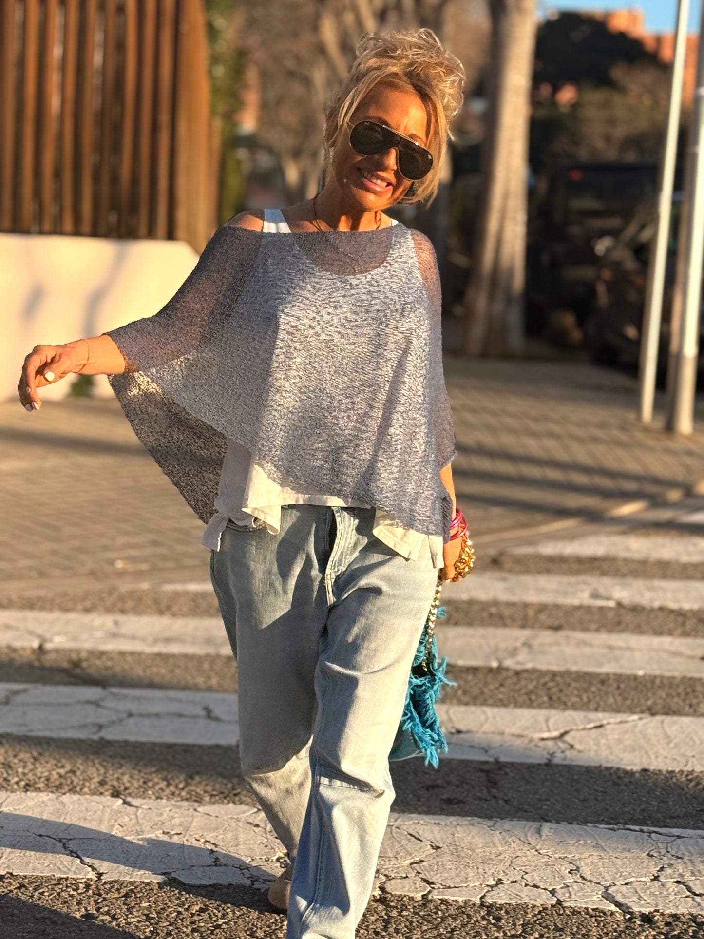CAPA OVERSIZE ANNY MULTICOLOR