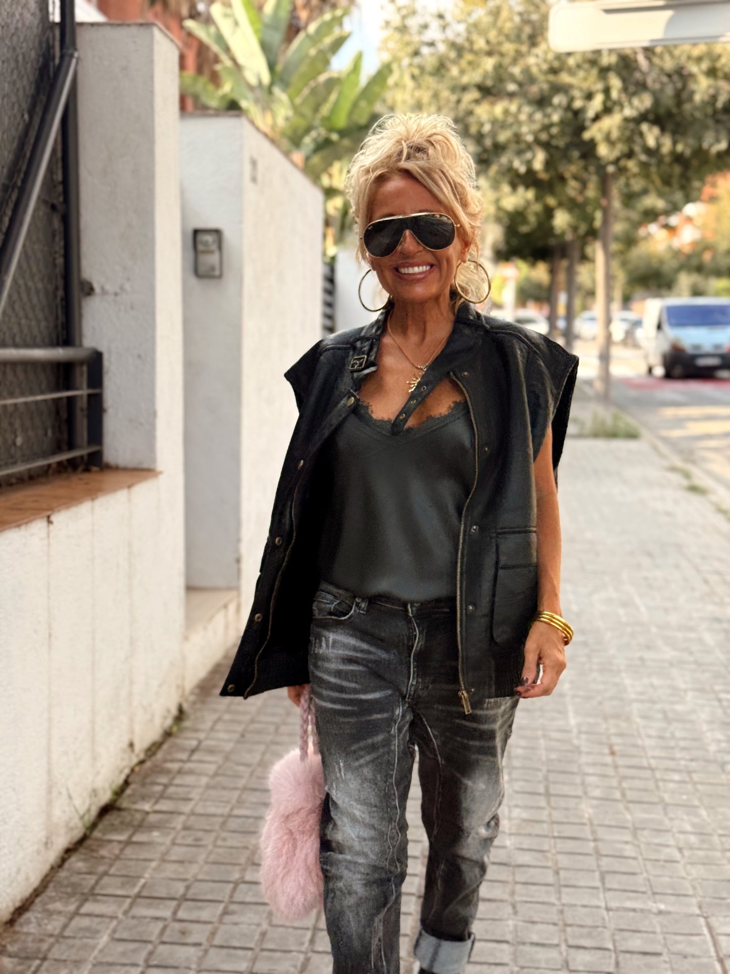 CHALECO POLIPIEL LEONARDO MULTICOLOR