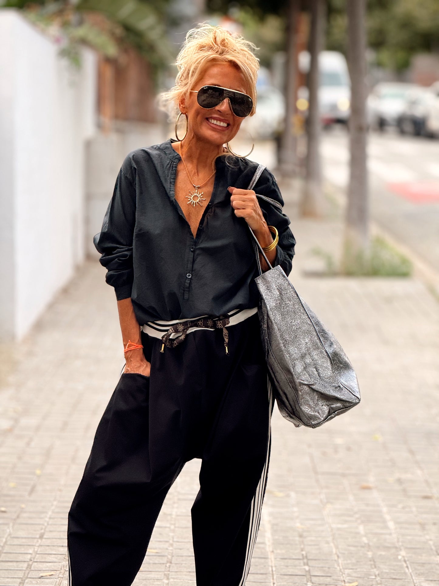 BOLSO PEDRO PLATEADO