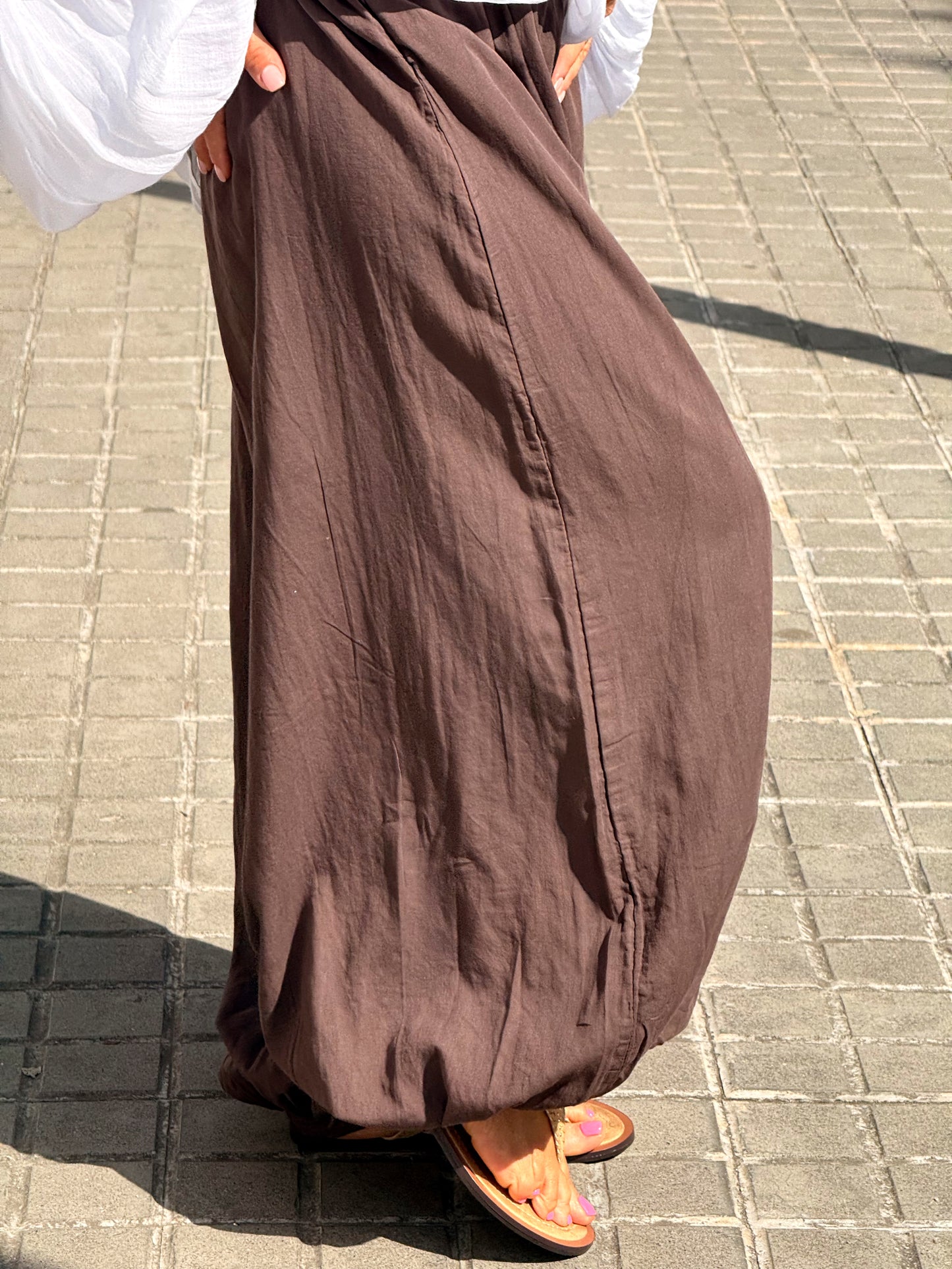 PANTALON MARI OVERSIZE MULTICOLOR