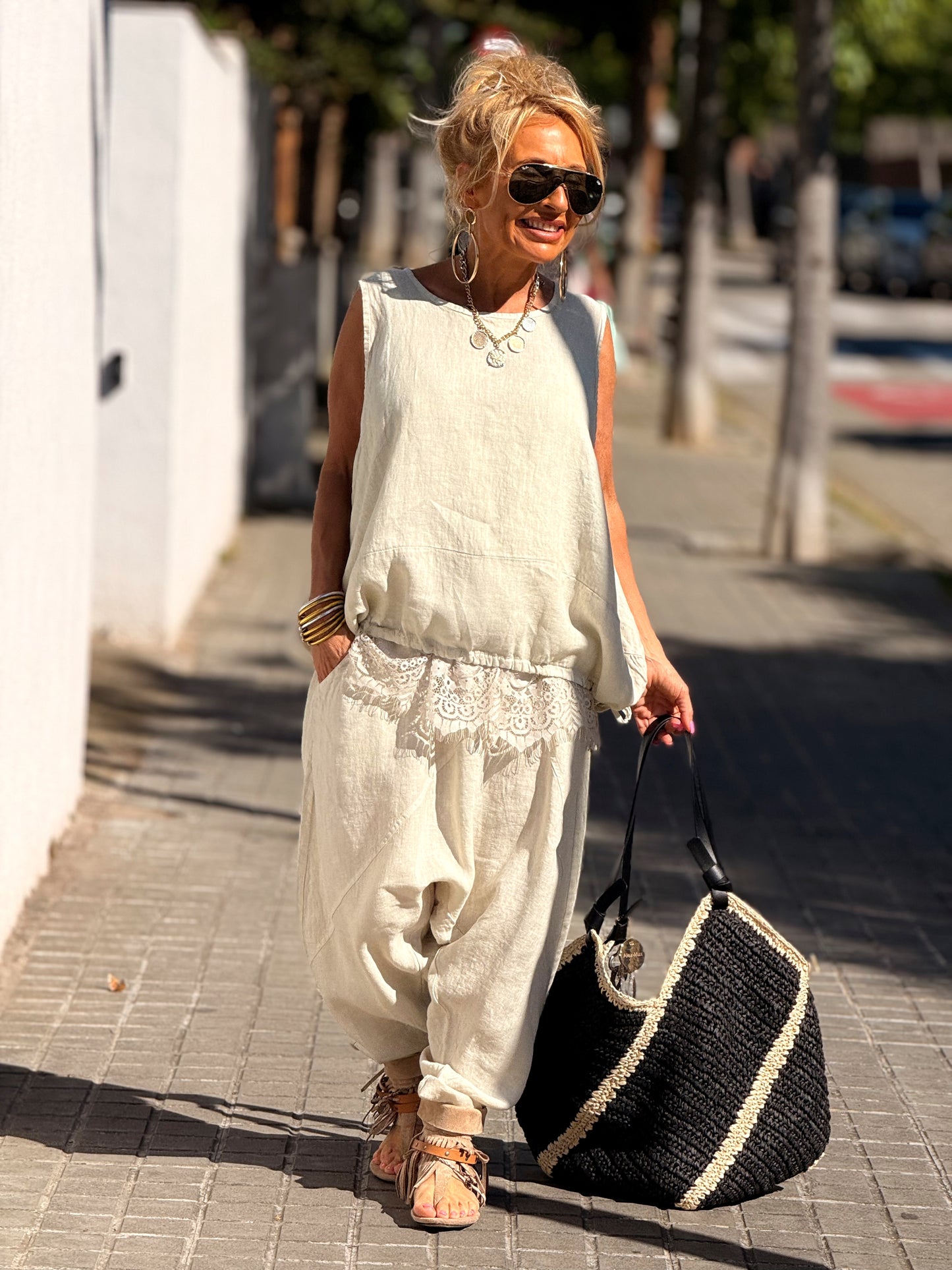 BLUSA LINO ARTHUR MULTICOLOR